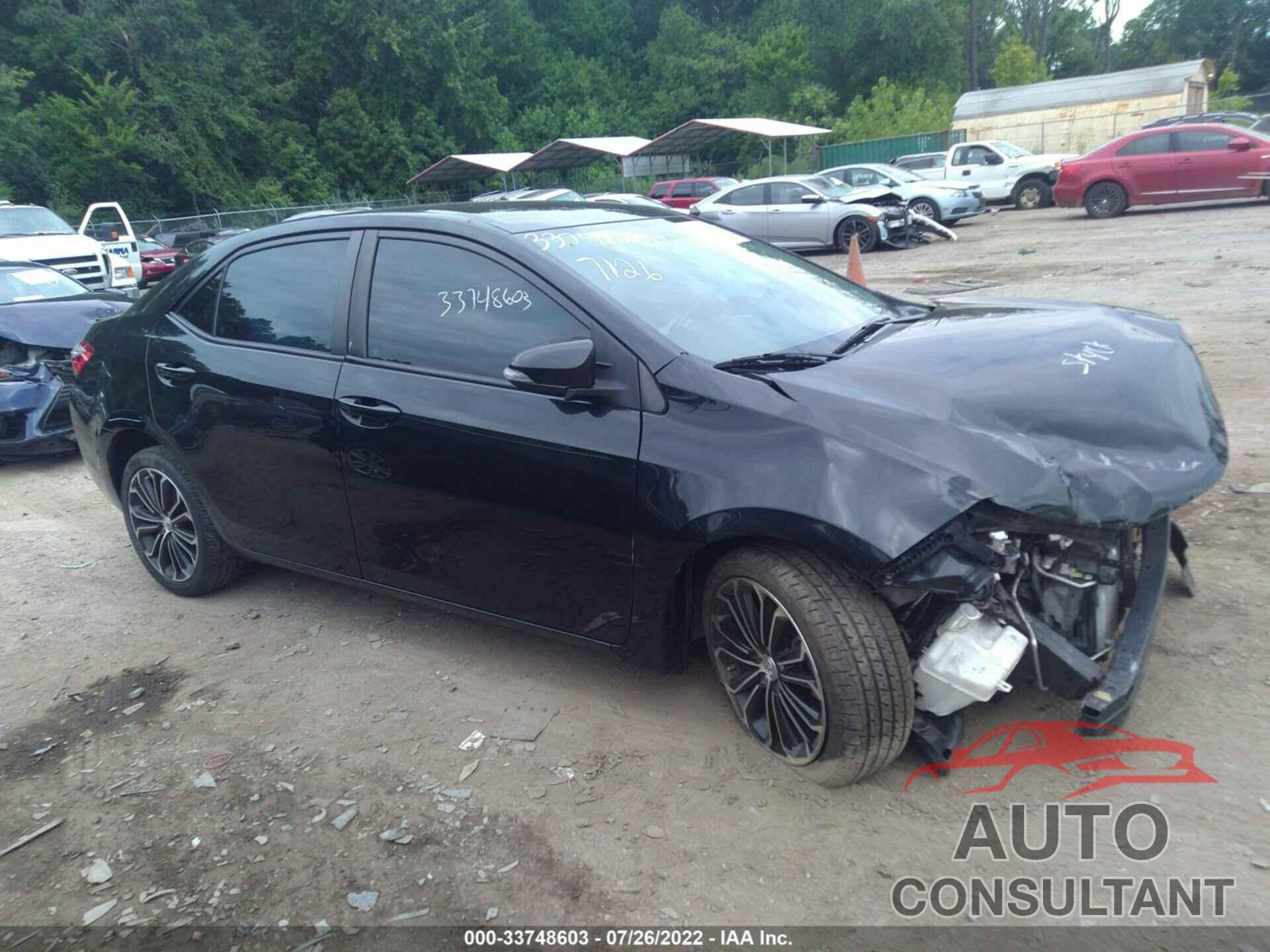 TOYOTA COROLLA 2016 - 2T1BURHE0GC621627