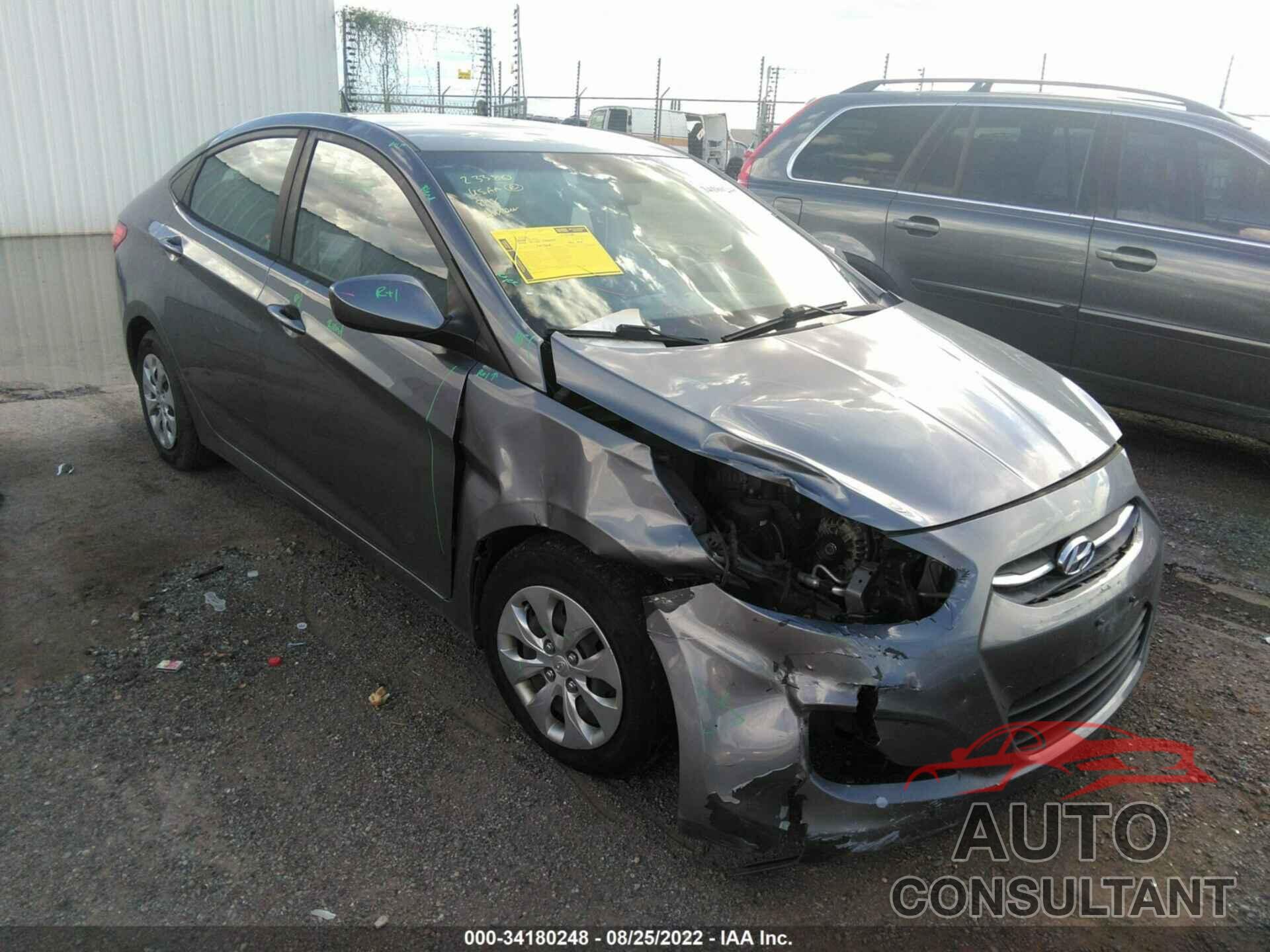 HYUNDAI ACCENT 2016 - KMHCT4AE7GU117644