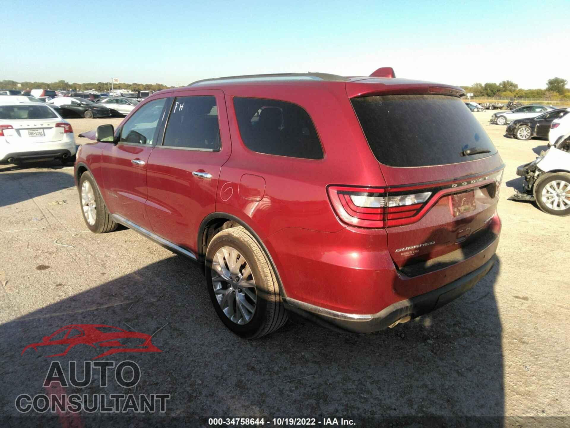 DODGE DURANGO 2015 - 1C4RDHEG4FC194457