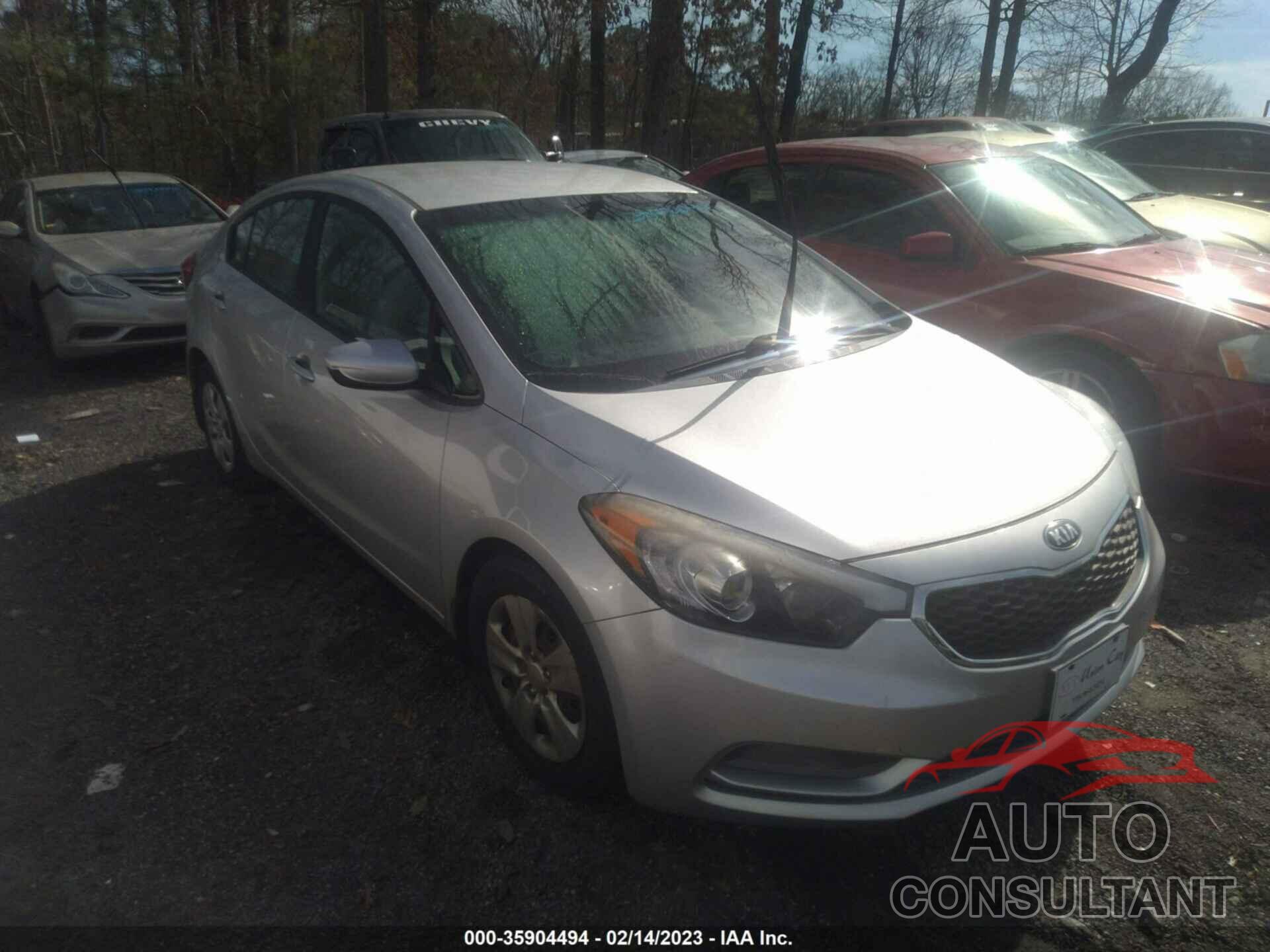 KIA FORTE 2015 - KNAFK4A66F5303162