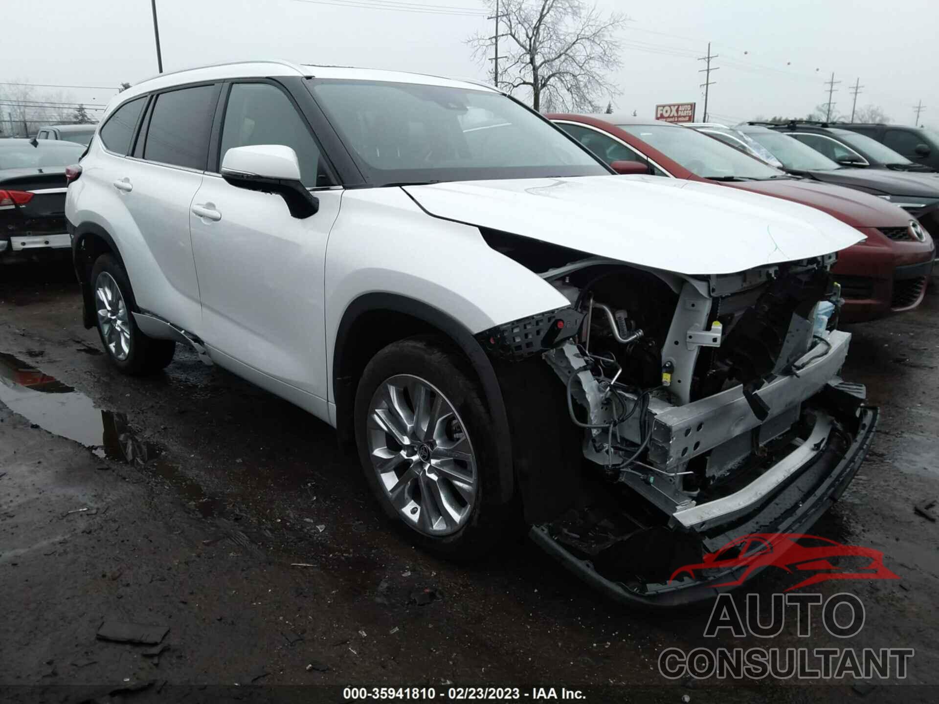 TOYOTA HIGHLANDER 2022 - 5TDDZRBH7NS187451