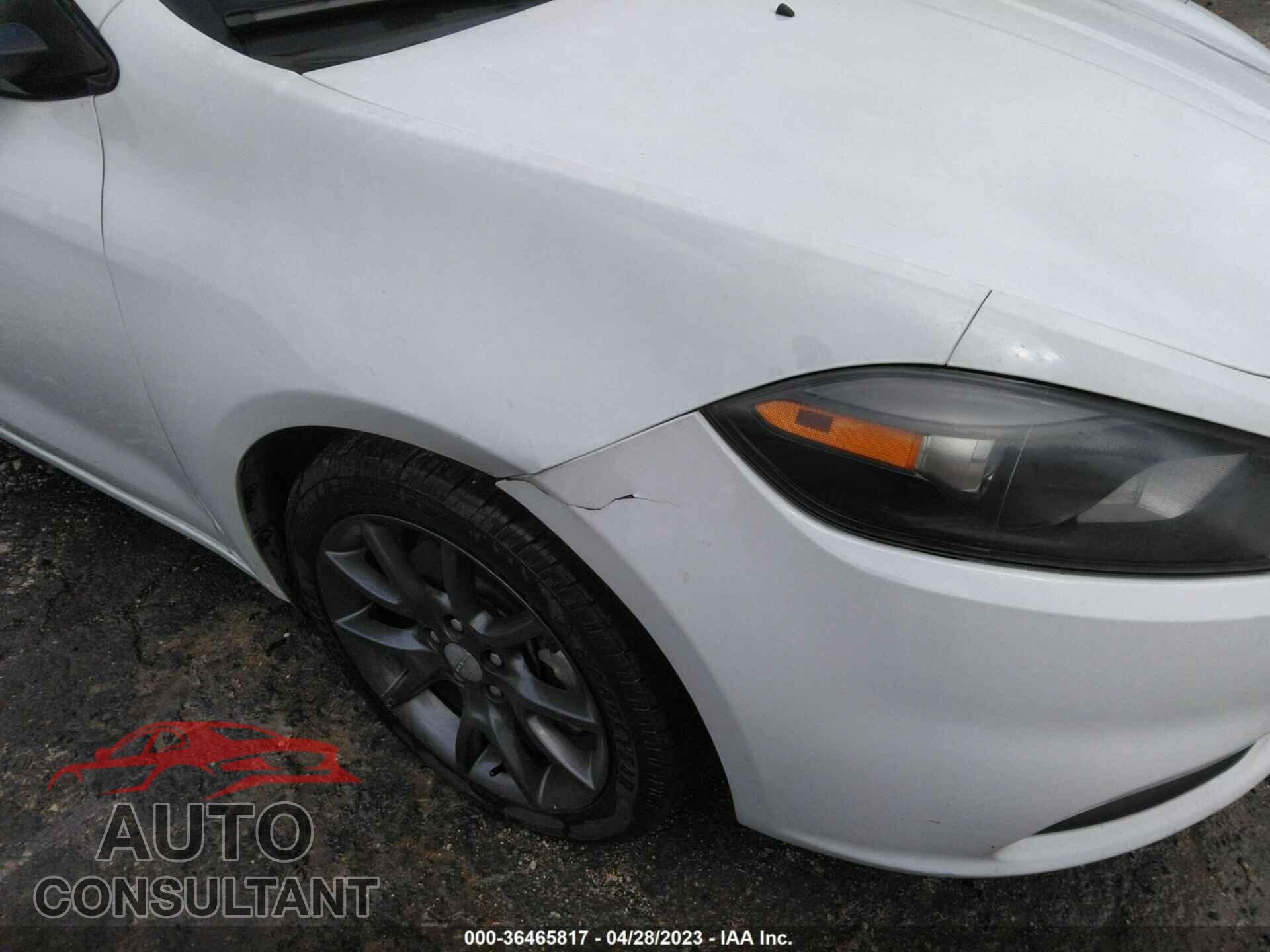 DODGE DART 2015 - 1C3CDFAA5FD432603