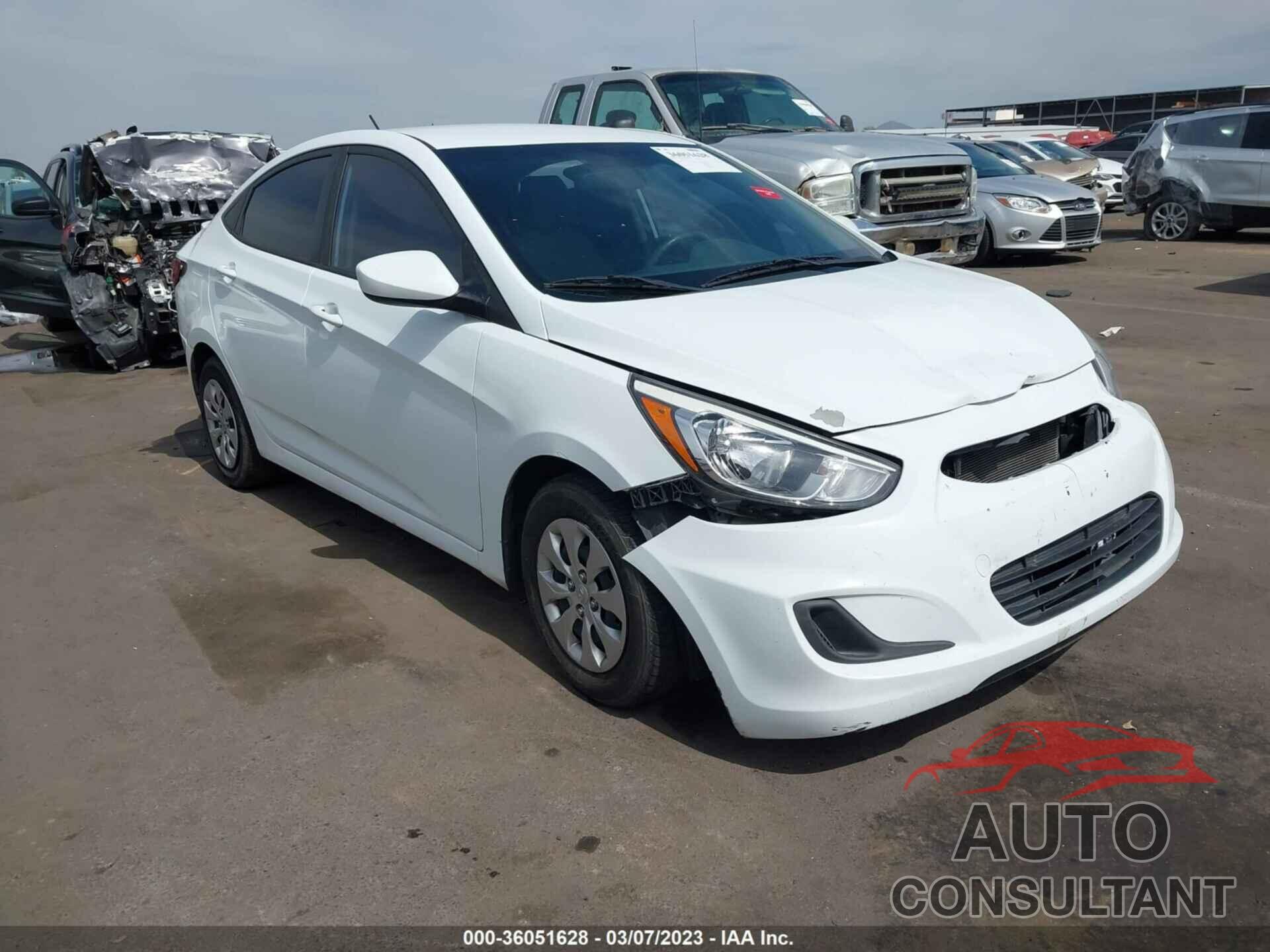 HYUNDAI ACCENT 2016 - KMHCT4AE0GU118358