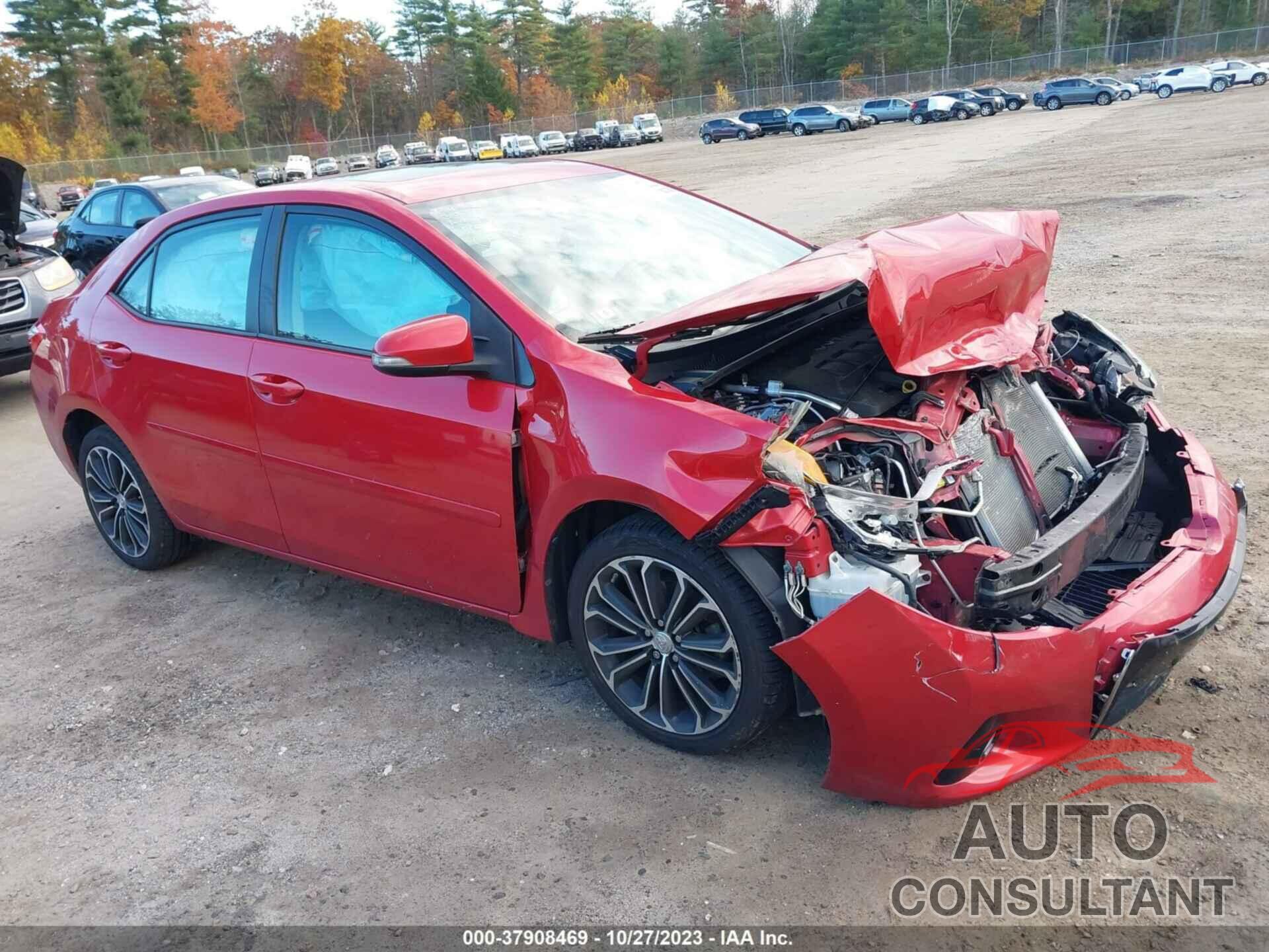 TOYOTA COROLLA 2016 - 2T1BURHE2GC616669
