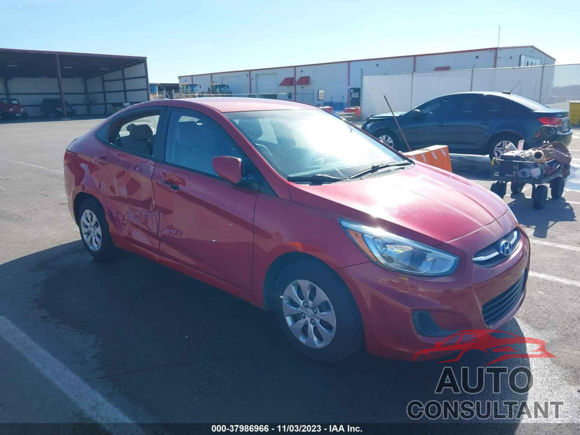 HYUNDAI ACCENT 2016 - KMHCT4AEXGU071534