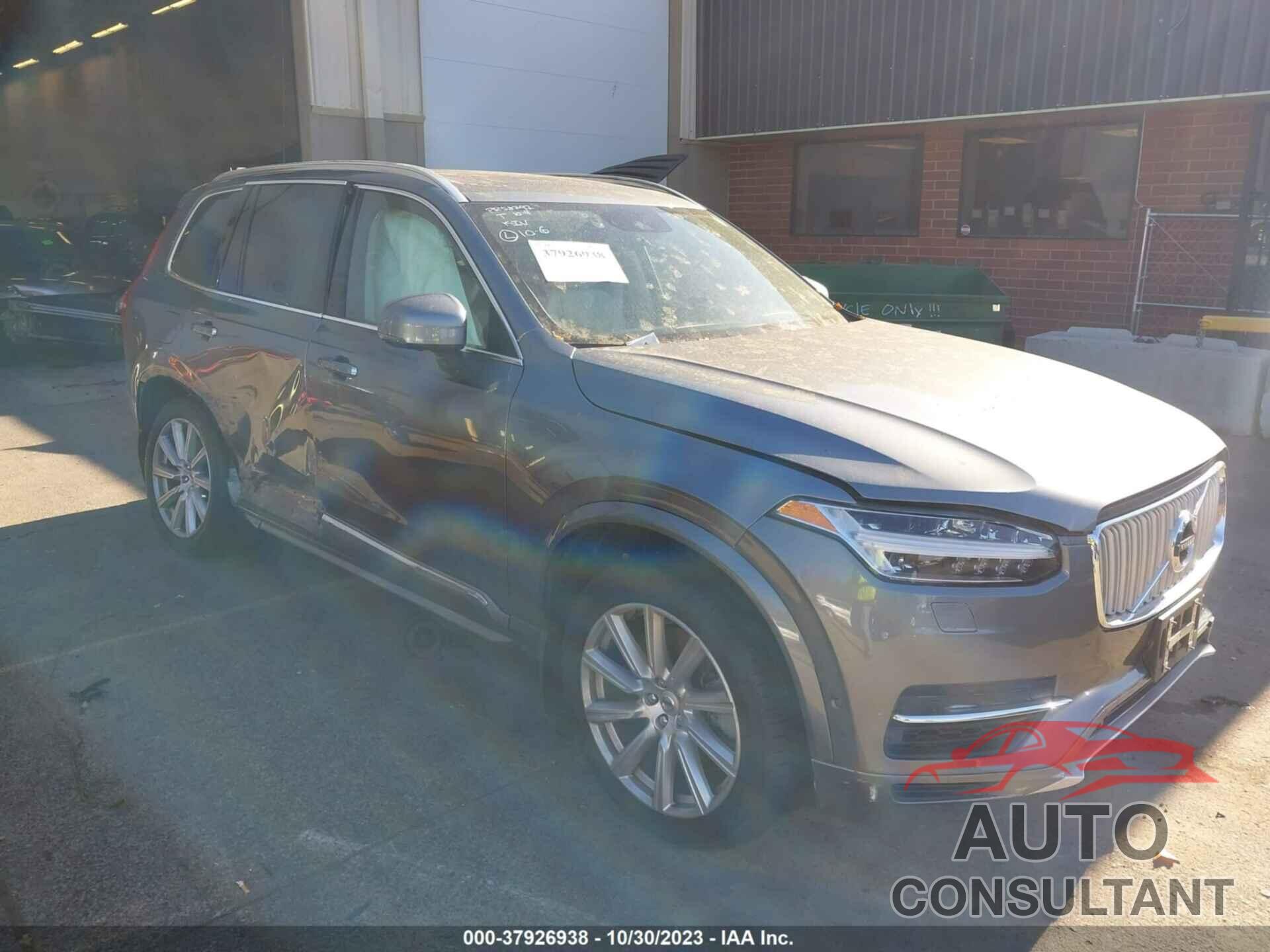 VOLVO XC90 HYBRID 2017 - YV4BC0PL2H1121678