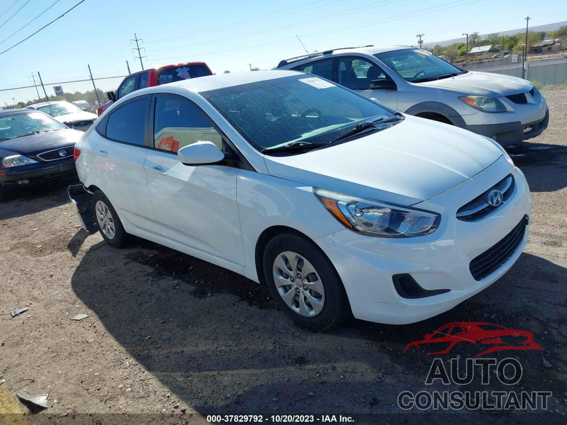 HYUNDAI ACCENT 2016 - KMHCT4AE8GU061908