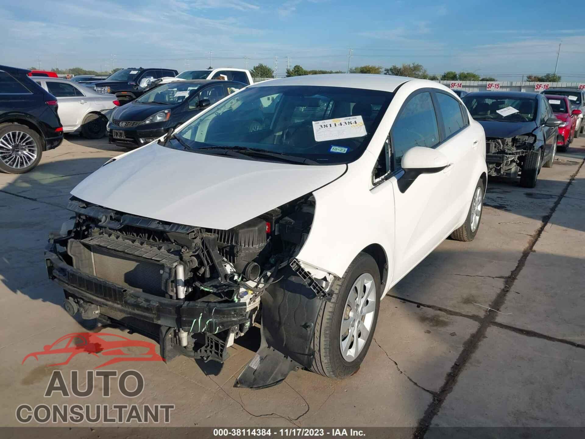 KIA RIO 2016 - KNADM4A37G6596881