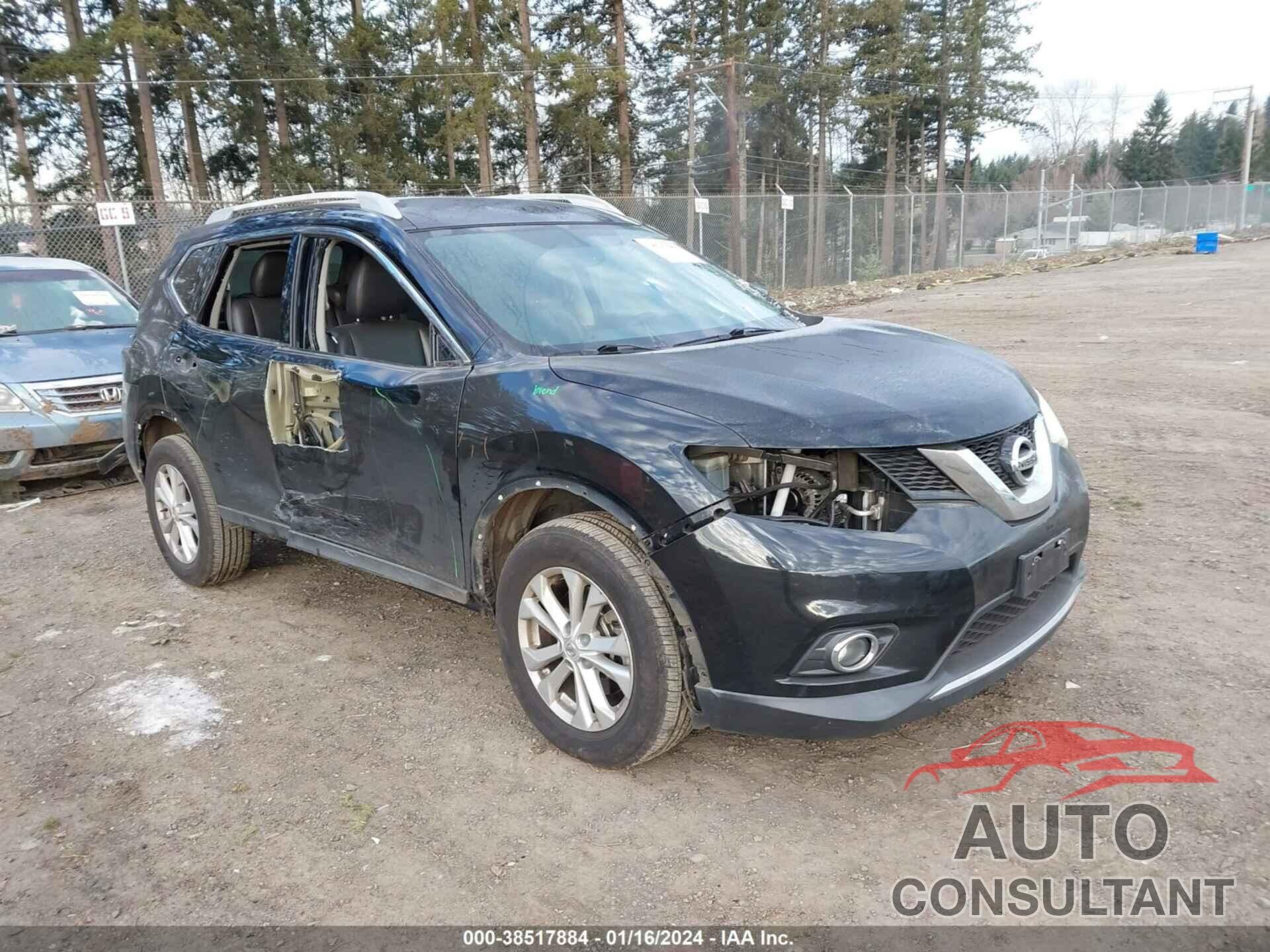 NISSAN ROGUE 2016 - 5N1AT2MM3GC812093