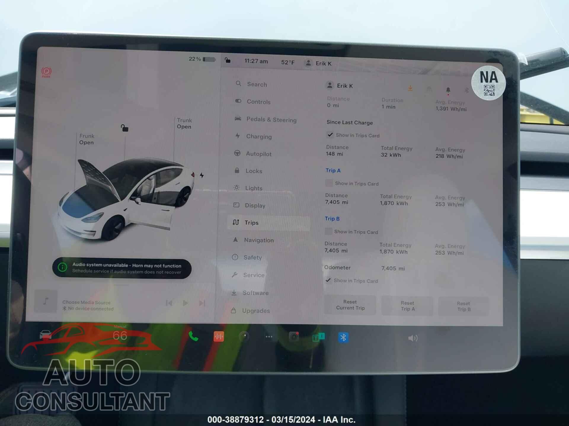 TESLA MODEL 3 2023 - 5YJ3E1EA0PF660668