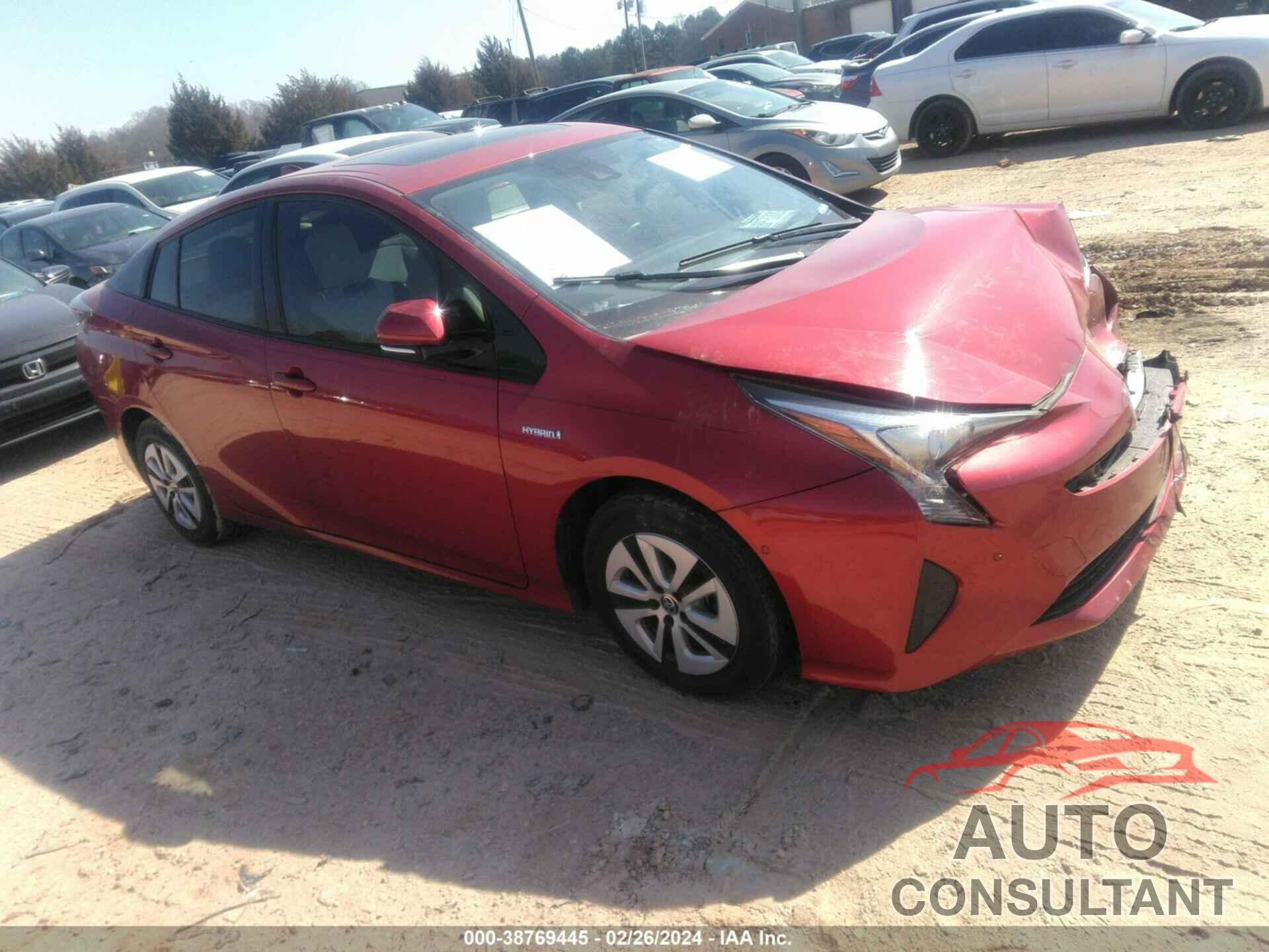 TOYOTA PRIUS 2016 - JTDKARFU3G3526734