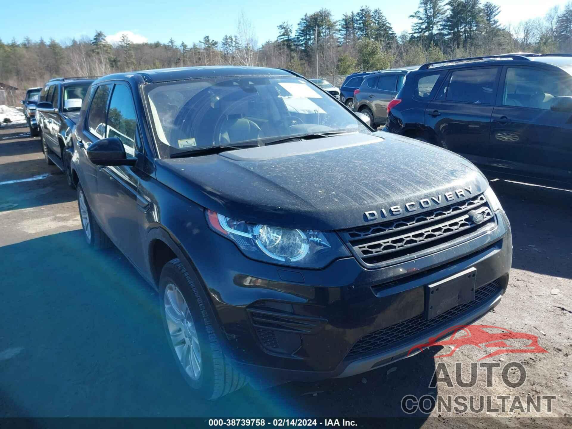 LAND ROVER DISCOVERY SPORT 2017 - SALCP2BG3HH663485