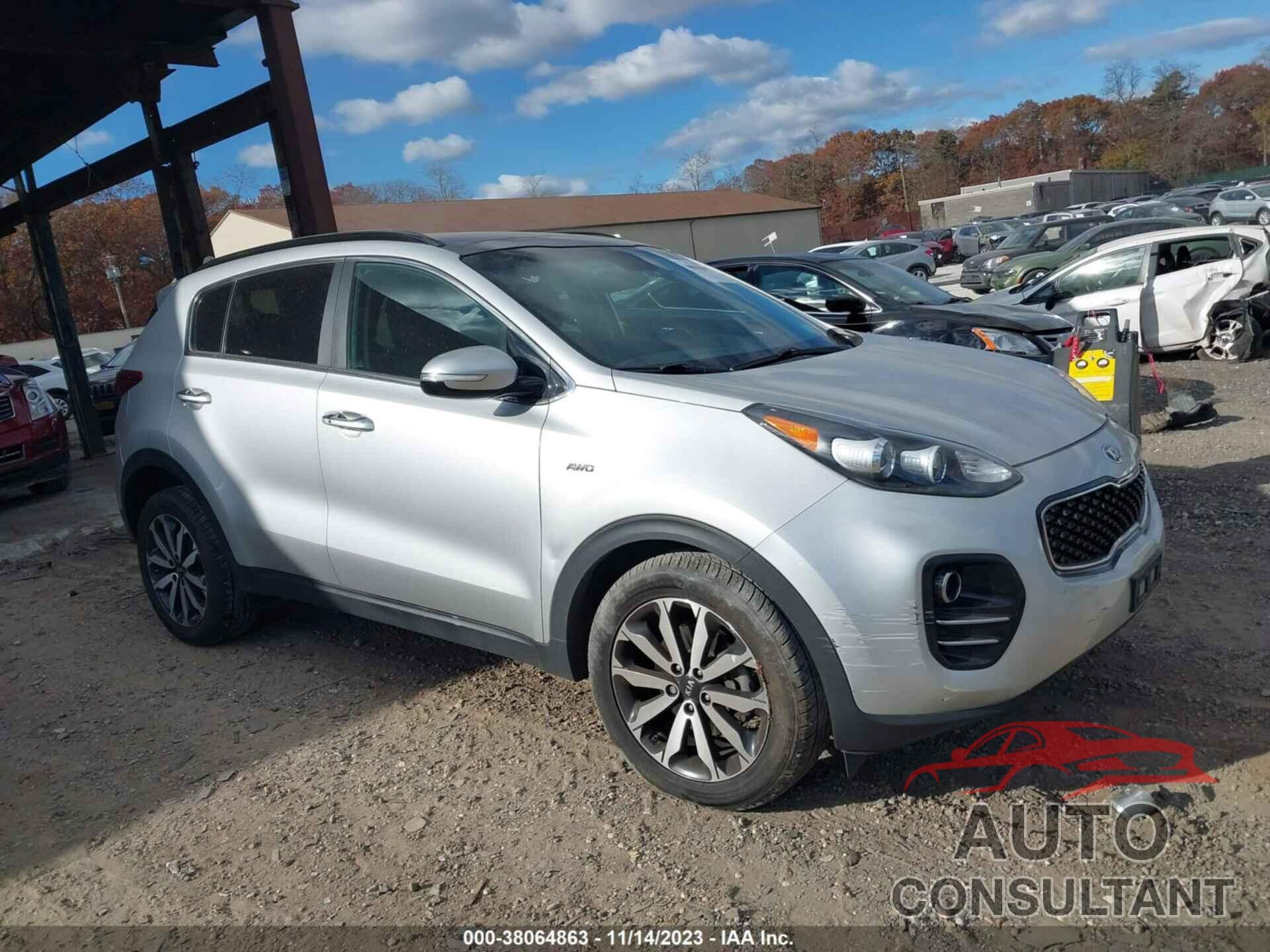 KIA SPORTAGE 2018 - KNDPNCAC3J7413291
