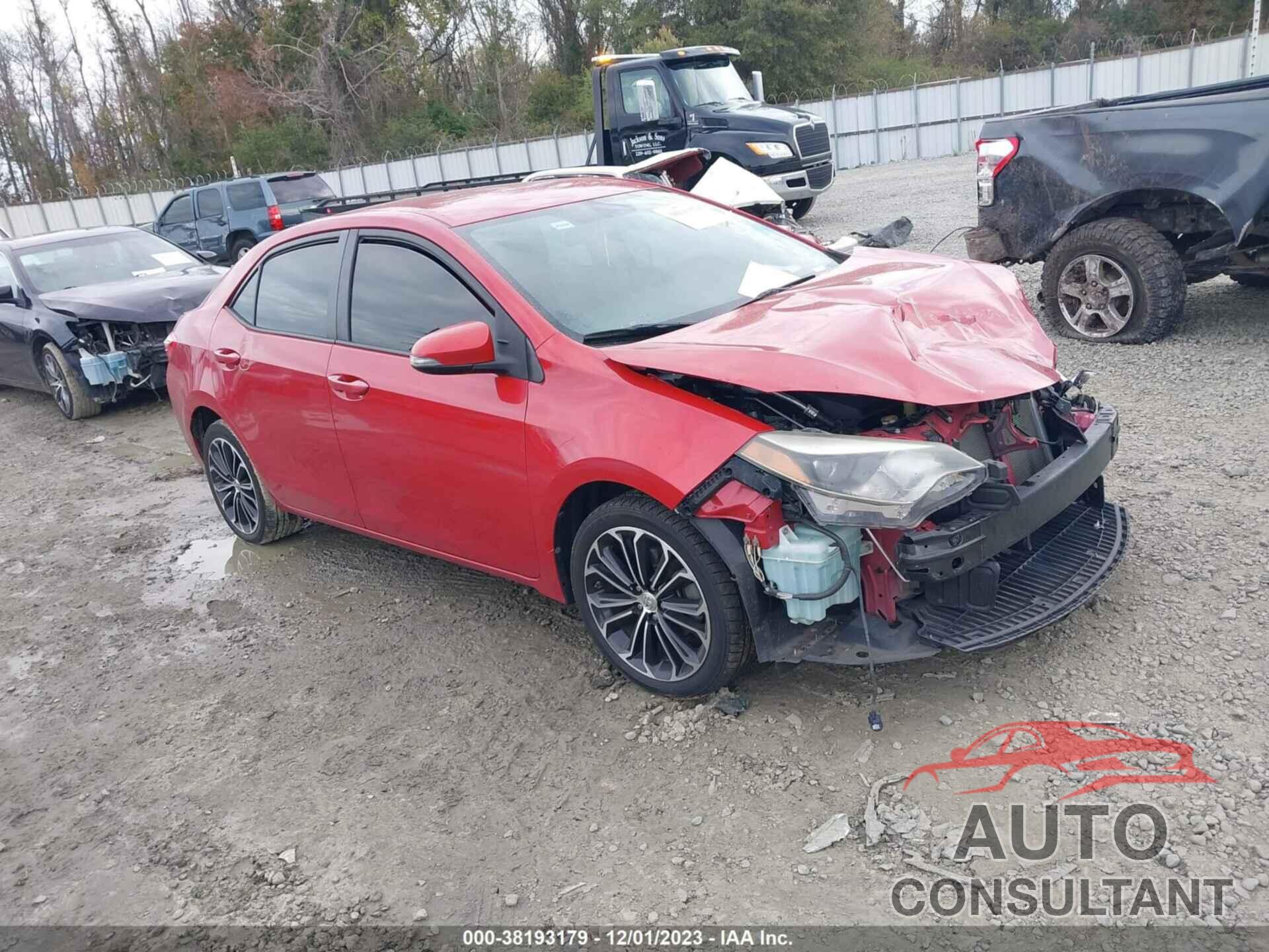 TOYOTA COROLLA 2016 - 2T1BURHE3GC720927