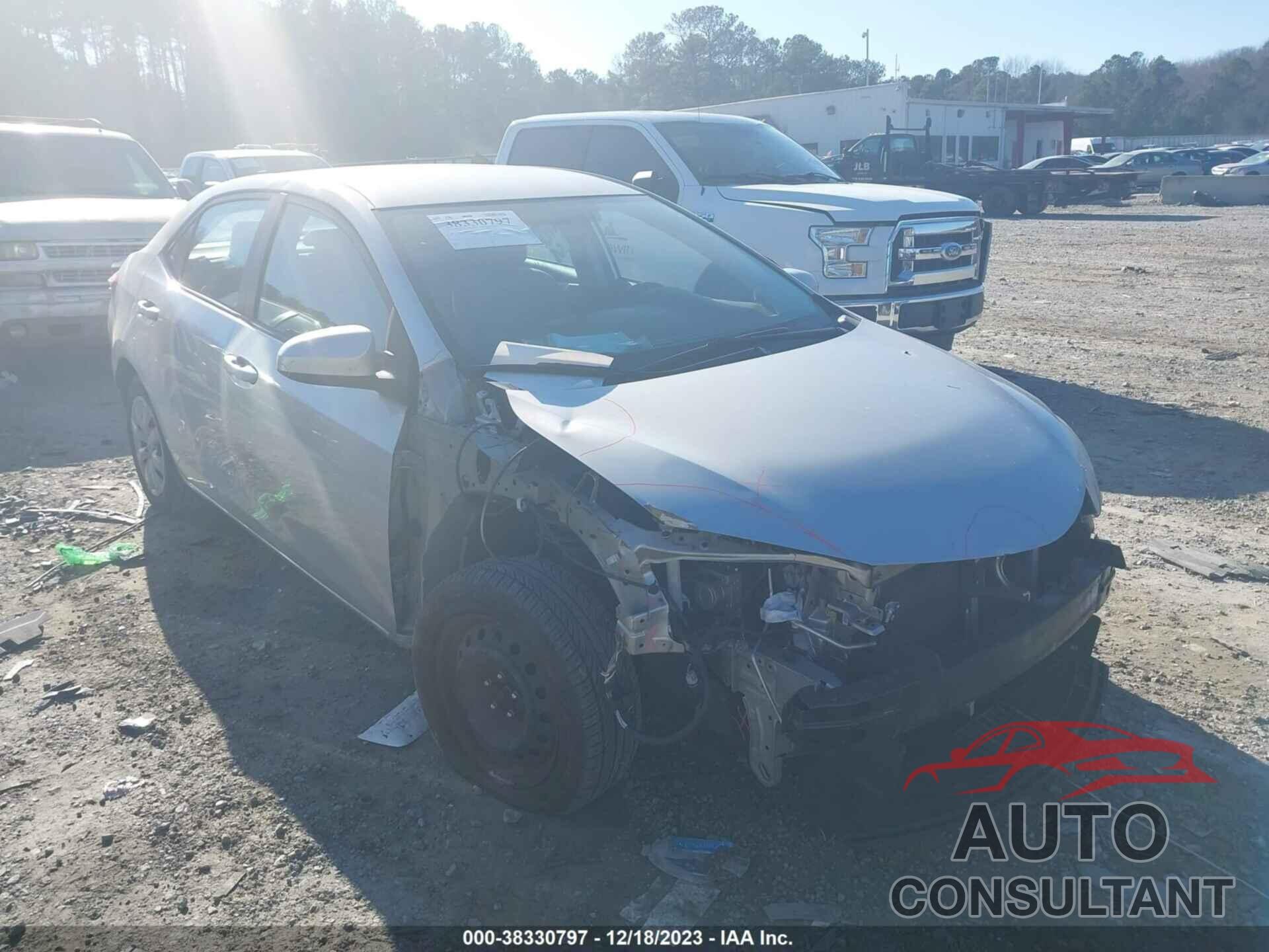 TOYOTA COROLLA 2016 - 2T1BURHE5GC567757