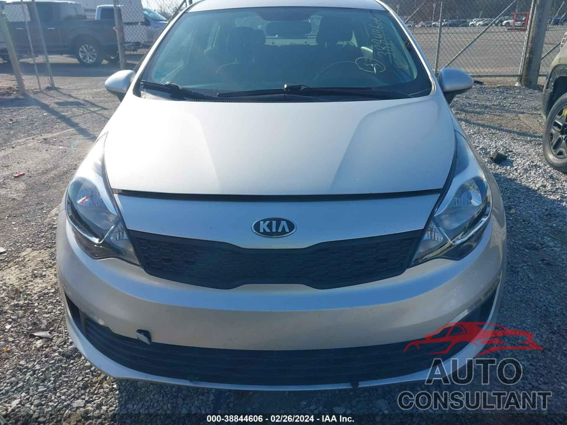 KIA RIO 2016 - KNADM4A3XG6591531