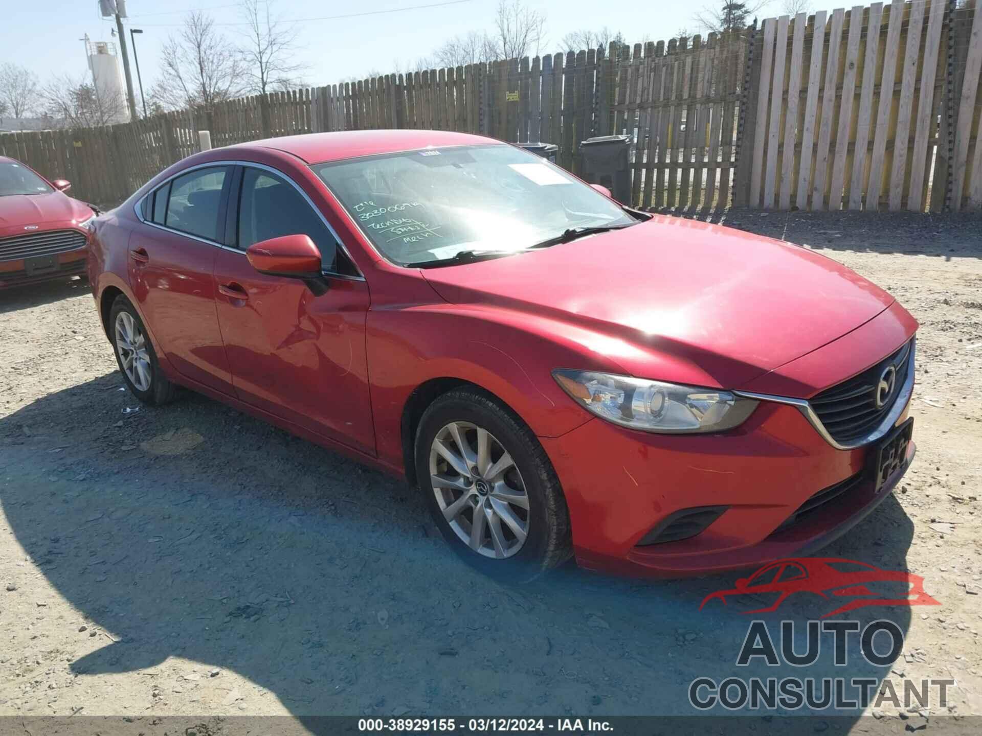 MAZDA MAZDA6 2016 - JM1GJ1U57G1407258