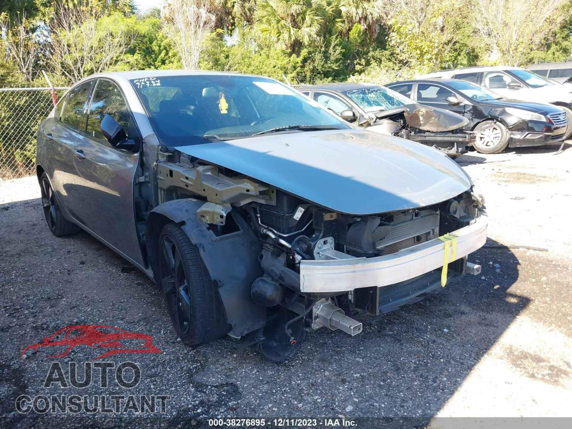 DODGE DART 2015 - 1C3CDFBB2FD276530