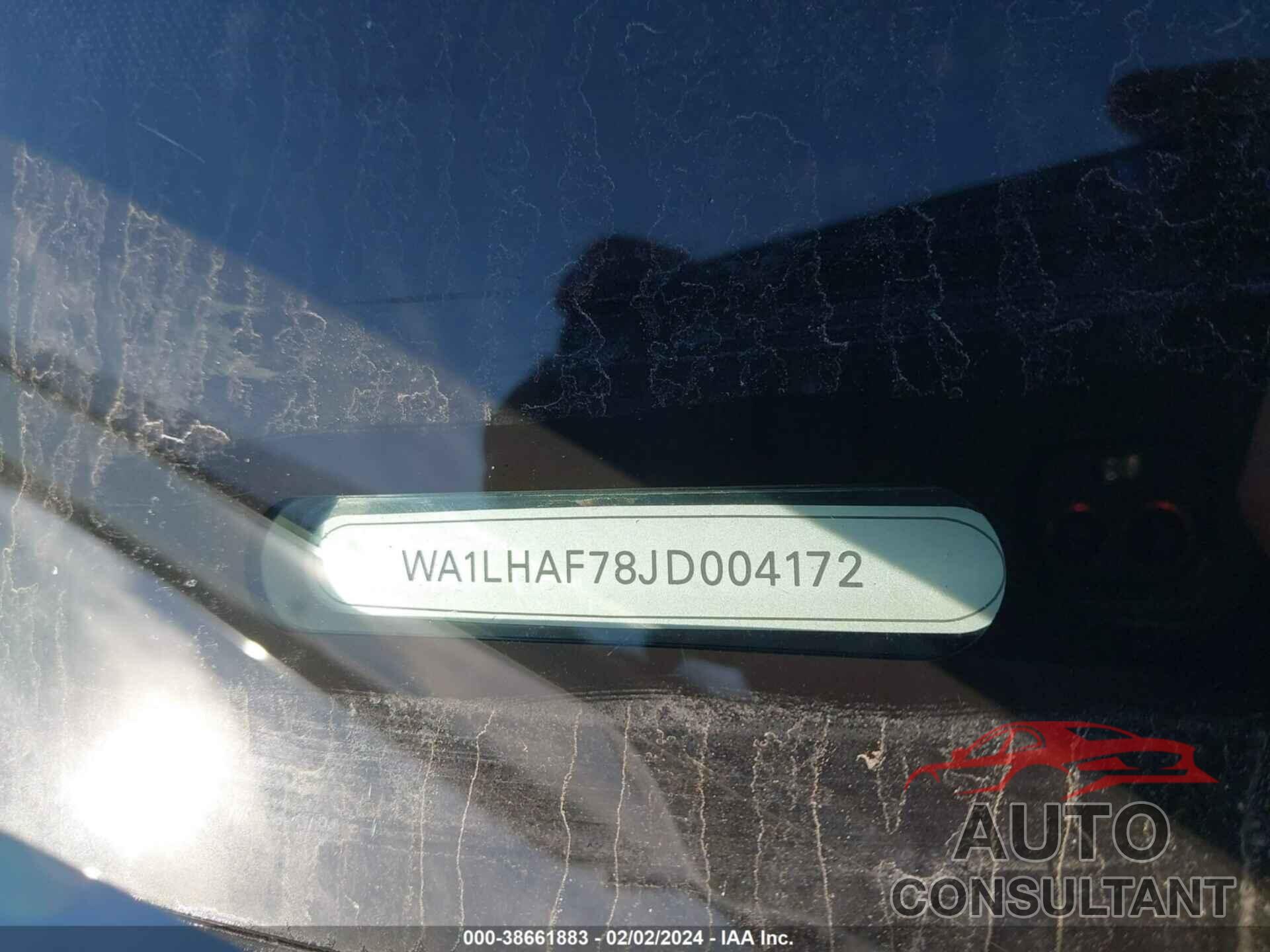AUDI Q7 2018 - WA1LHAF78JD004172