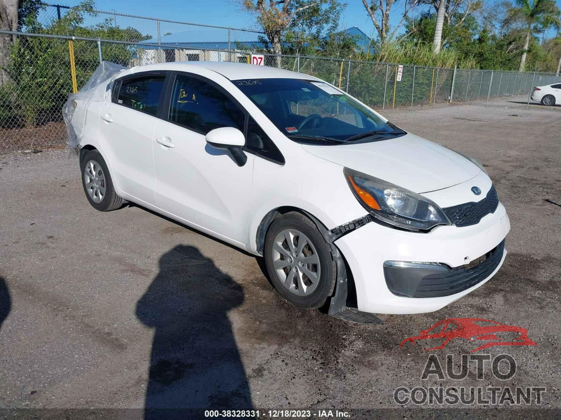 KIA RIO 2017 - KNADM4A31H6015540