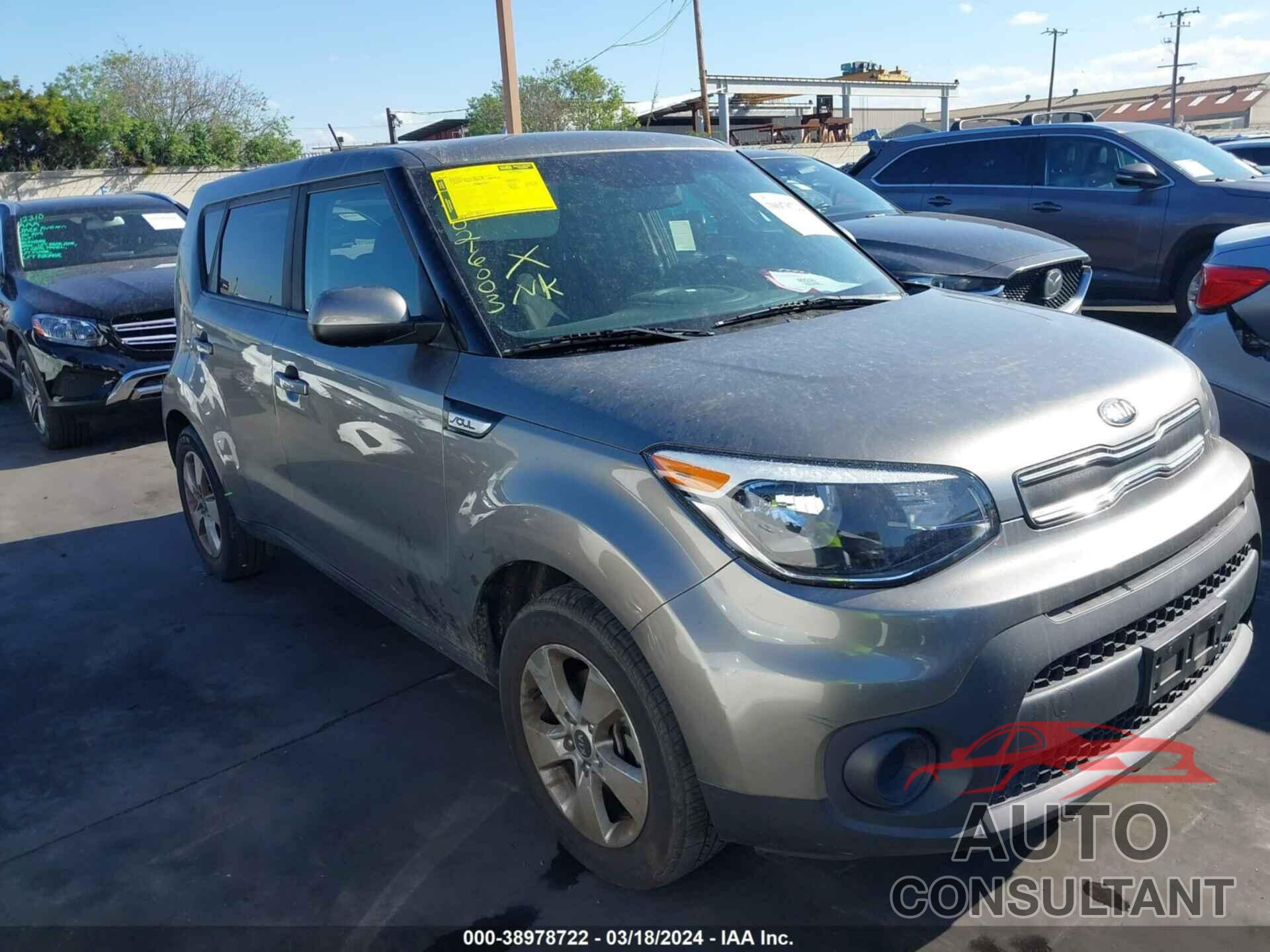 KIA SOUL 2019 - KNDJN2A23K7023459