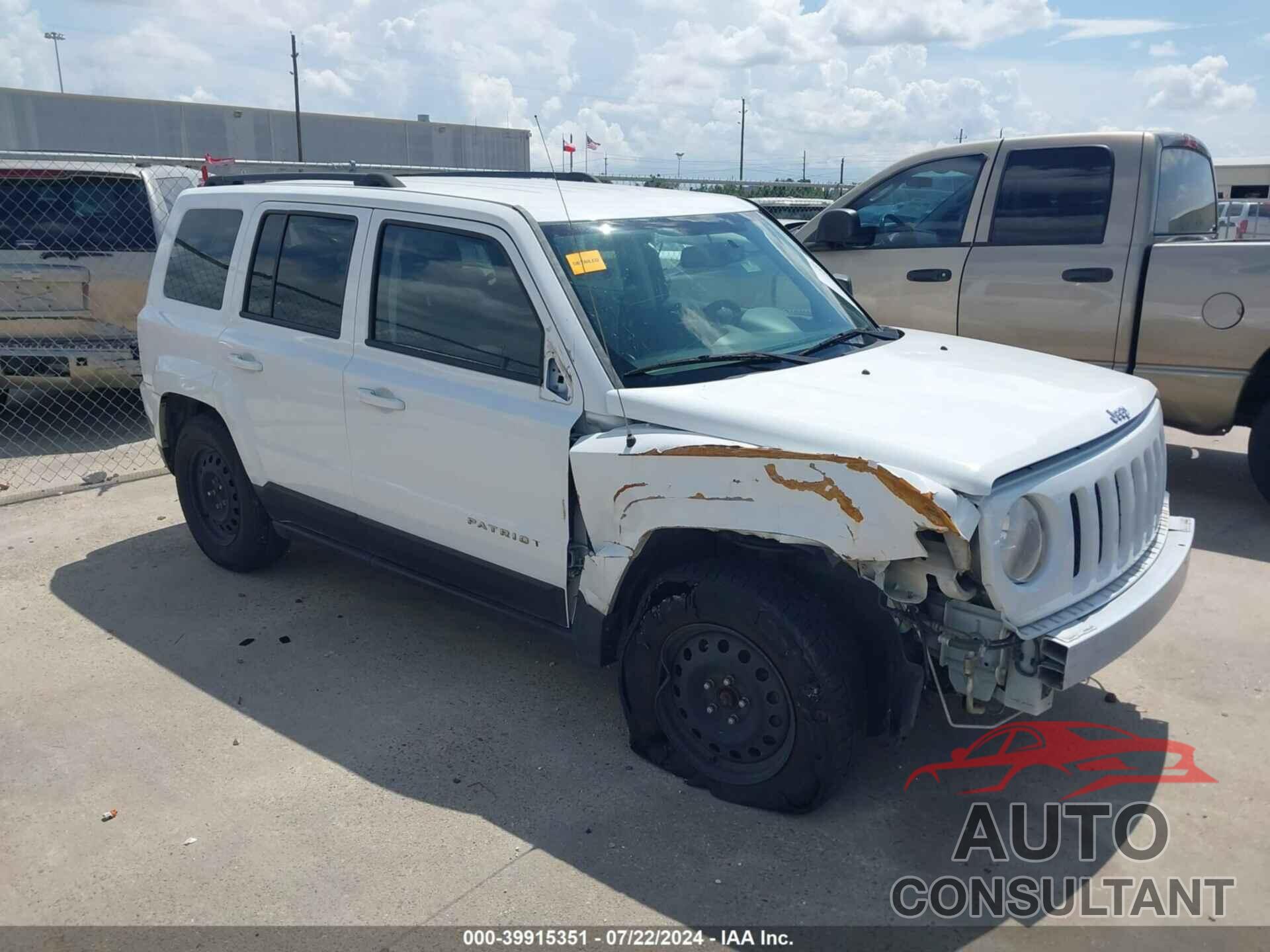 JEEP PATRIOT 2016 - 1C4NJPBA9GD567859