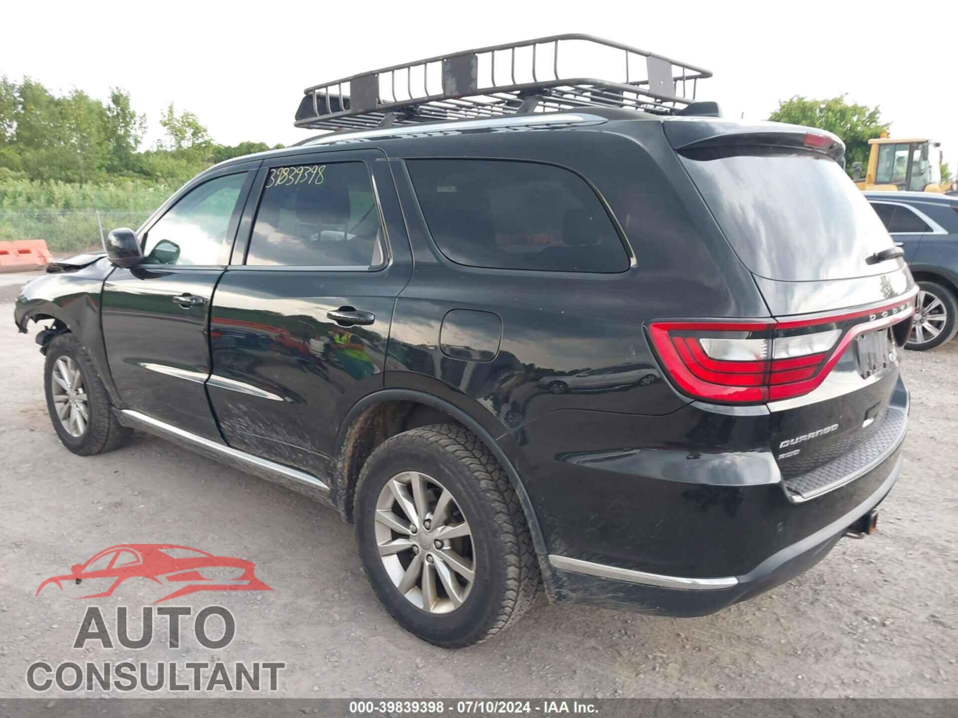 DODGE DURANGO 2017 - 1C4RDJAG4HC850852