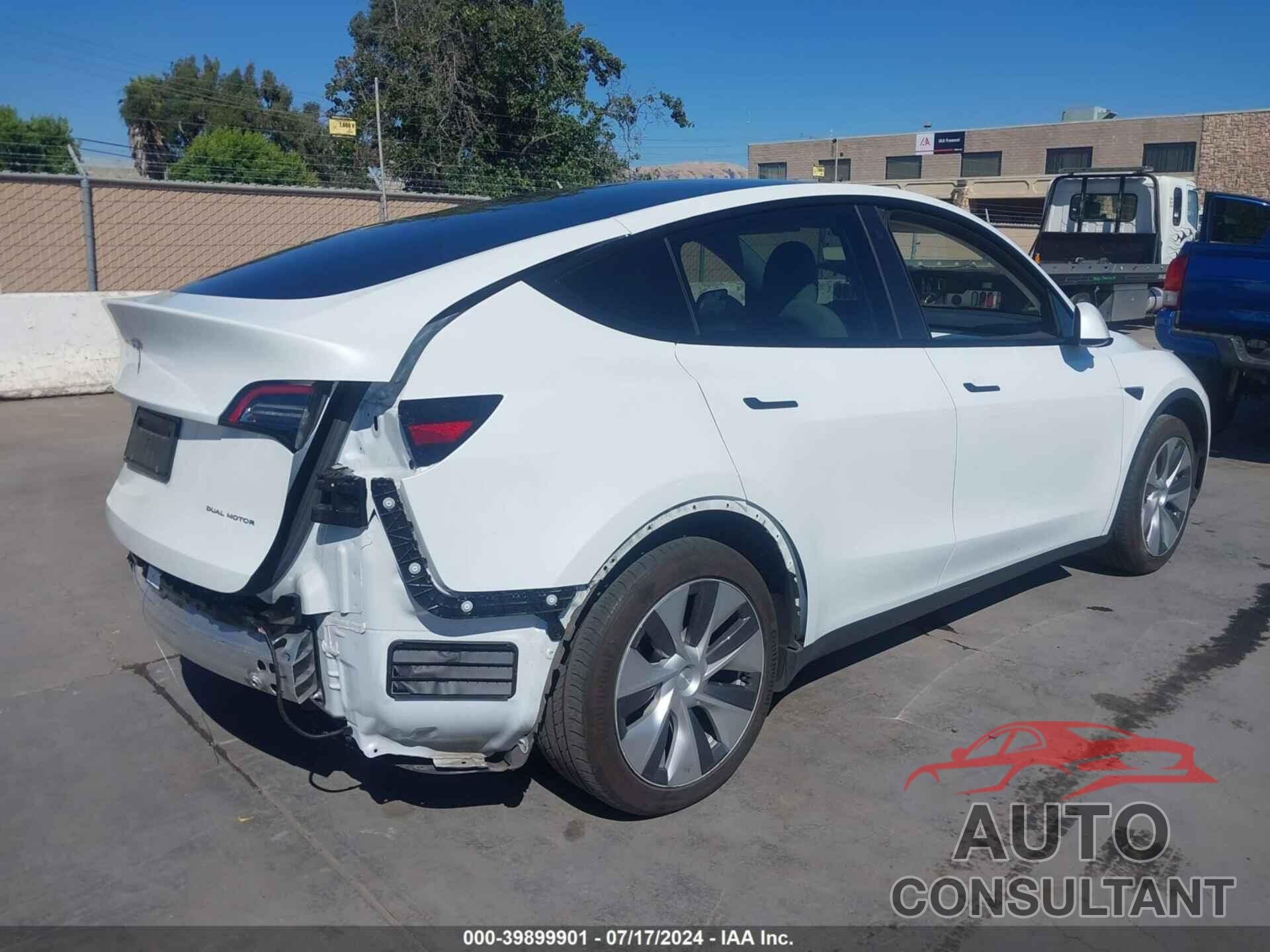 TESLA MODEL Y 2022 - 7SAYGDEE0NF515487