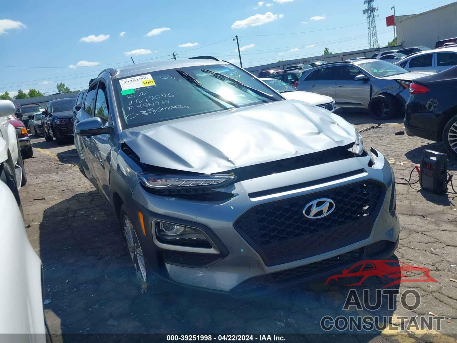 HYUNDAI KONA 2021 - KM8K22AA2MU649086