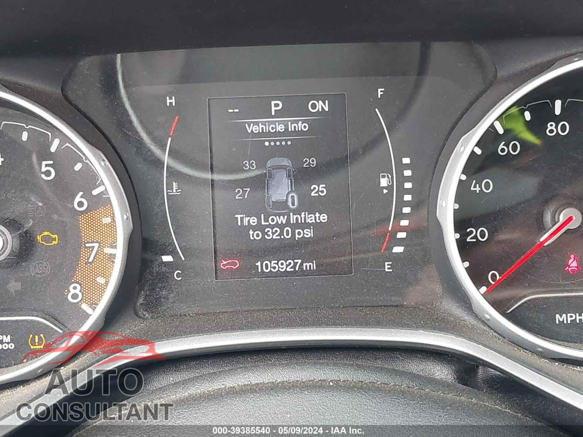 JEEP COMPASS 2017 - 3C4NJDBB9HT674607