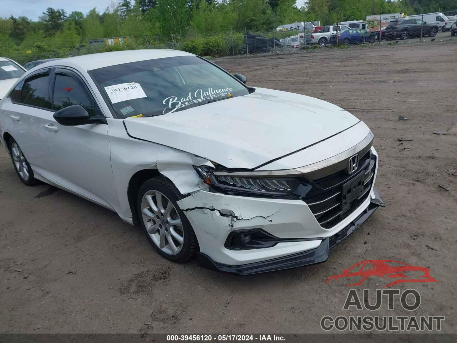 HONDA ACCORD 2021 - 1HGCV1F49MA041355