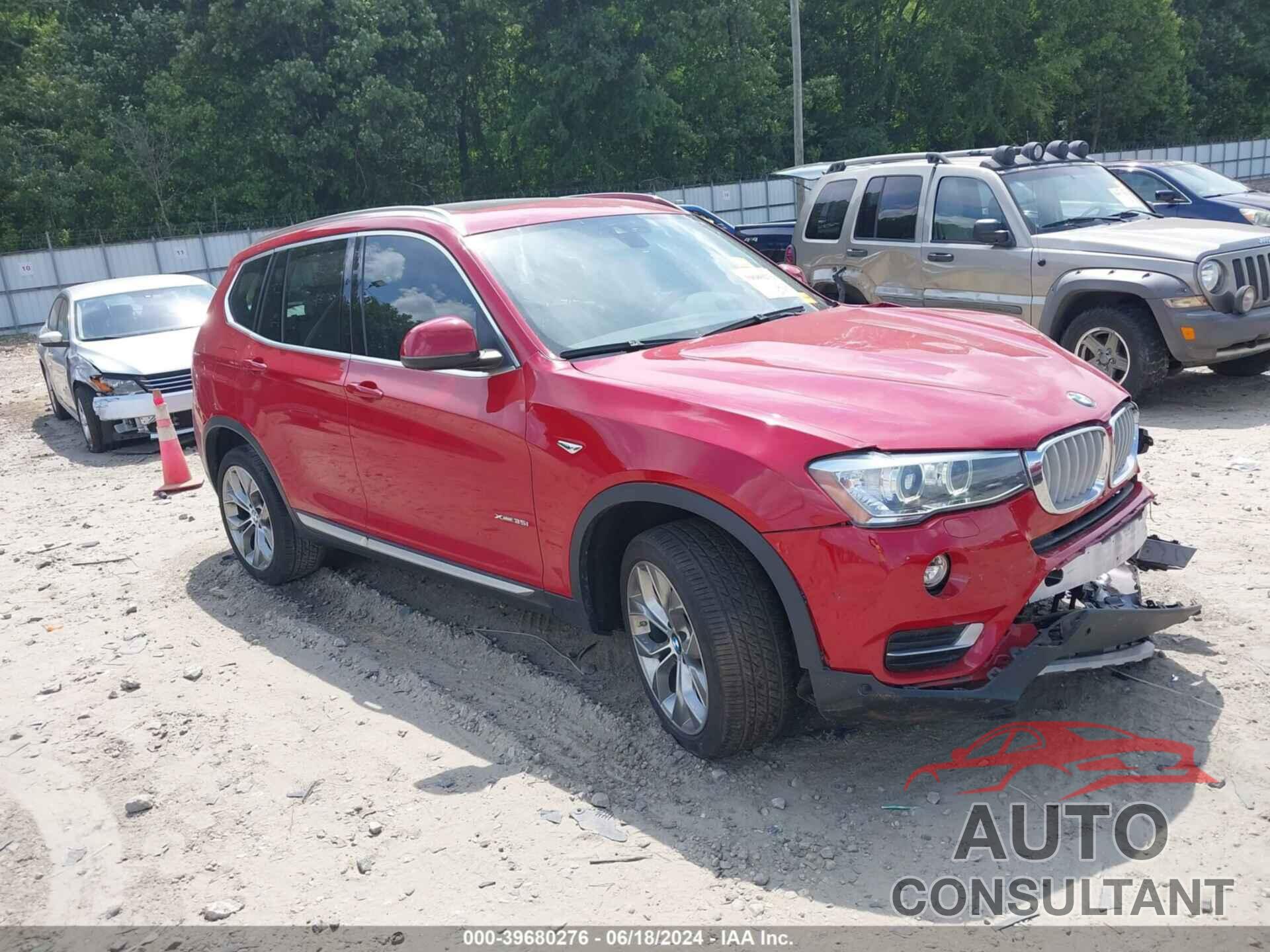 BMW X3 2017 - 5UXWX7C52H0U41631