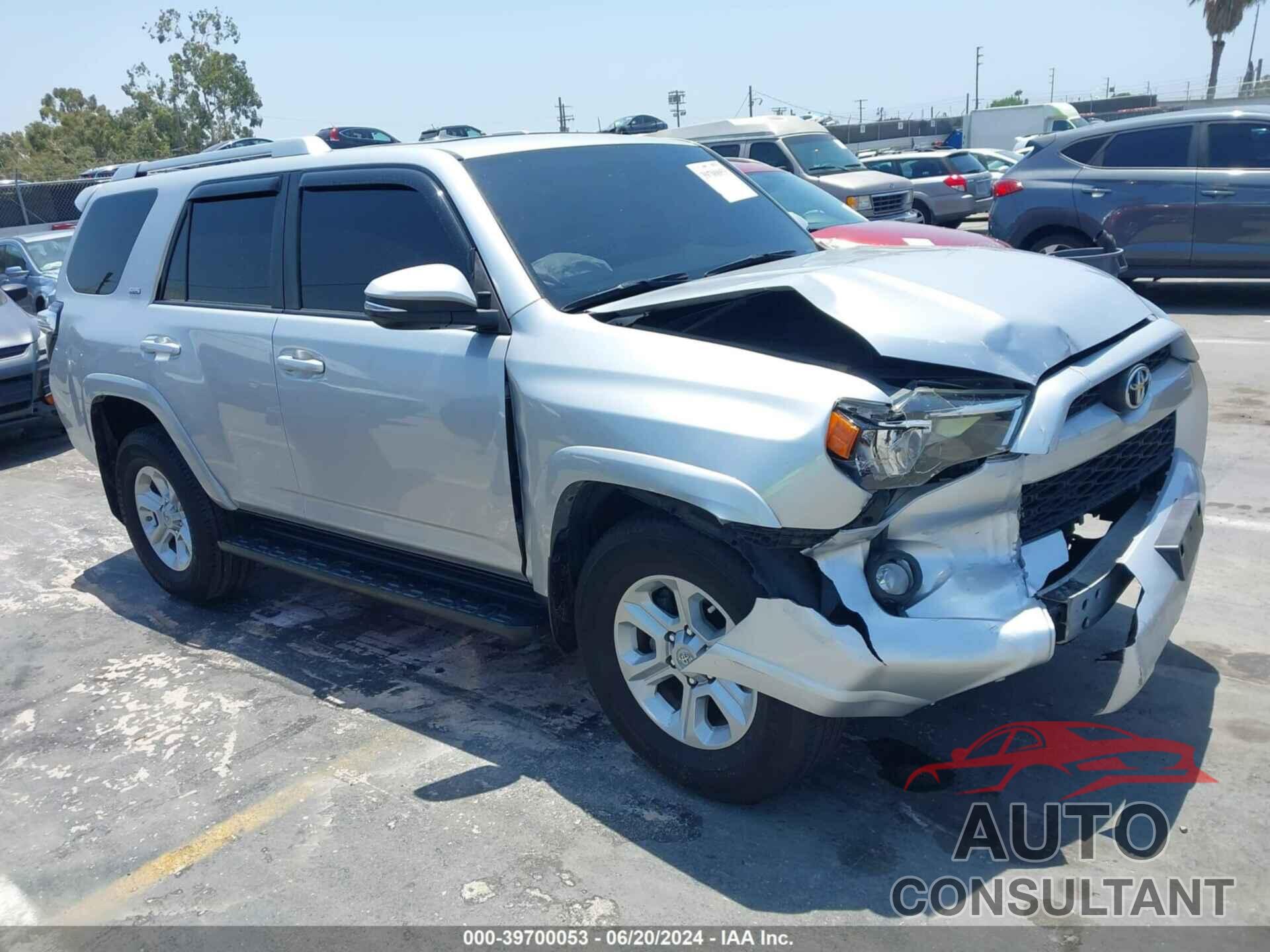 TOYOTA 4RUNNER 2018 - JTEZU5JR4J5168102