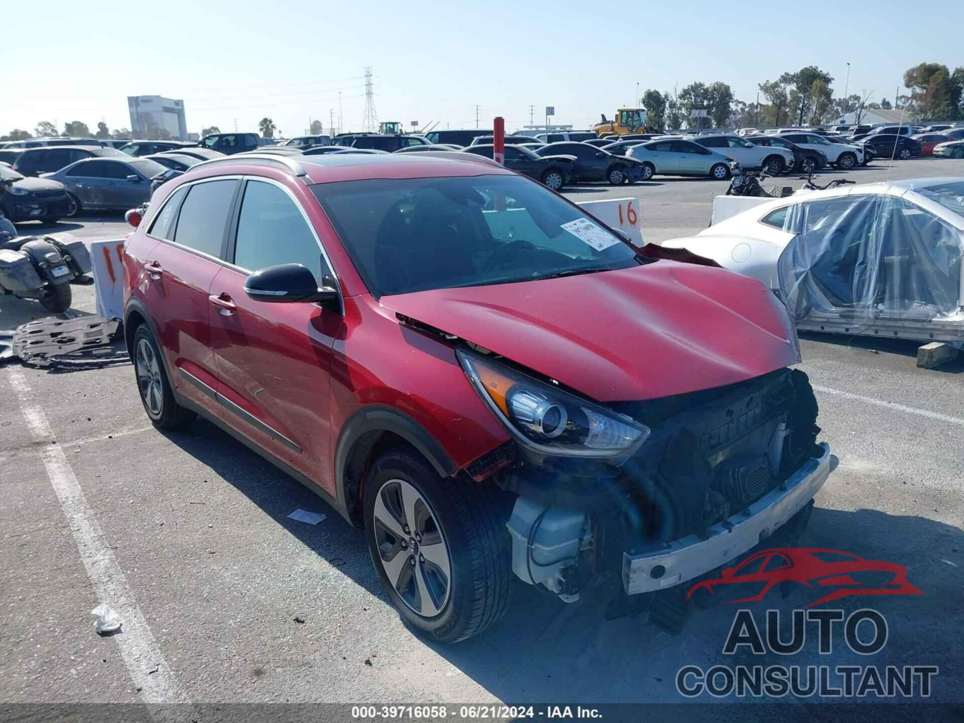 KIA NIRO 2017 - KNDCC3LC8H5060120