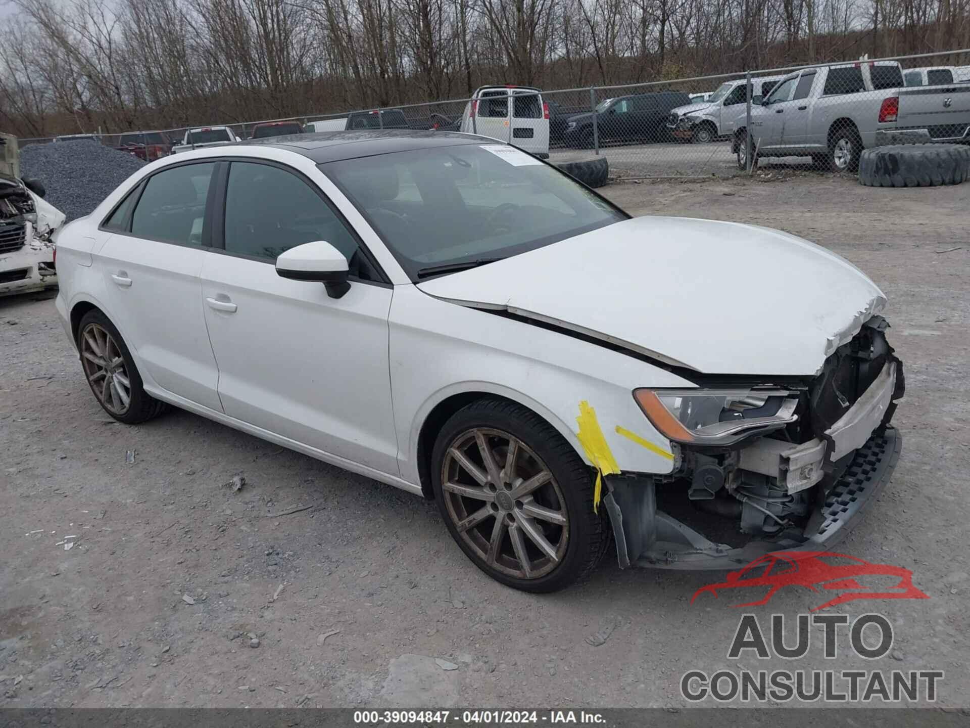 AUDI A3 2016 - WAUB8GFF6G1049078