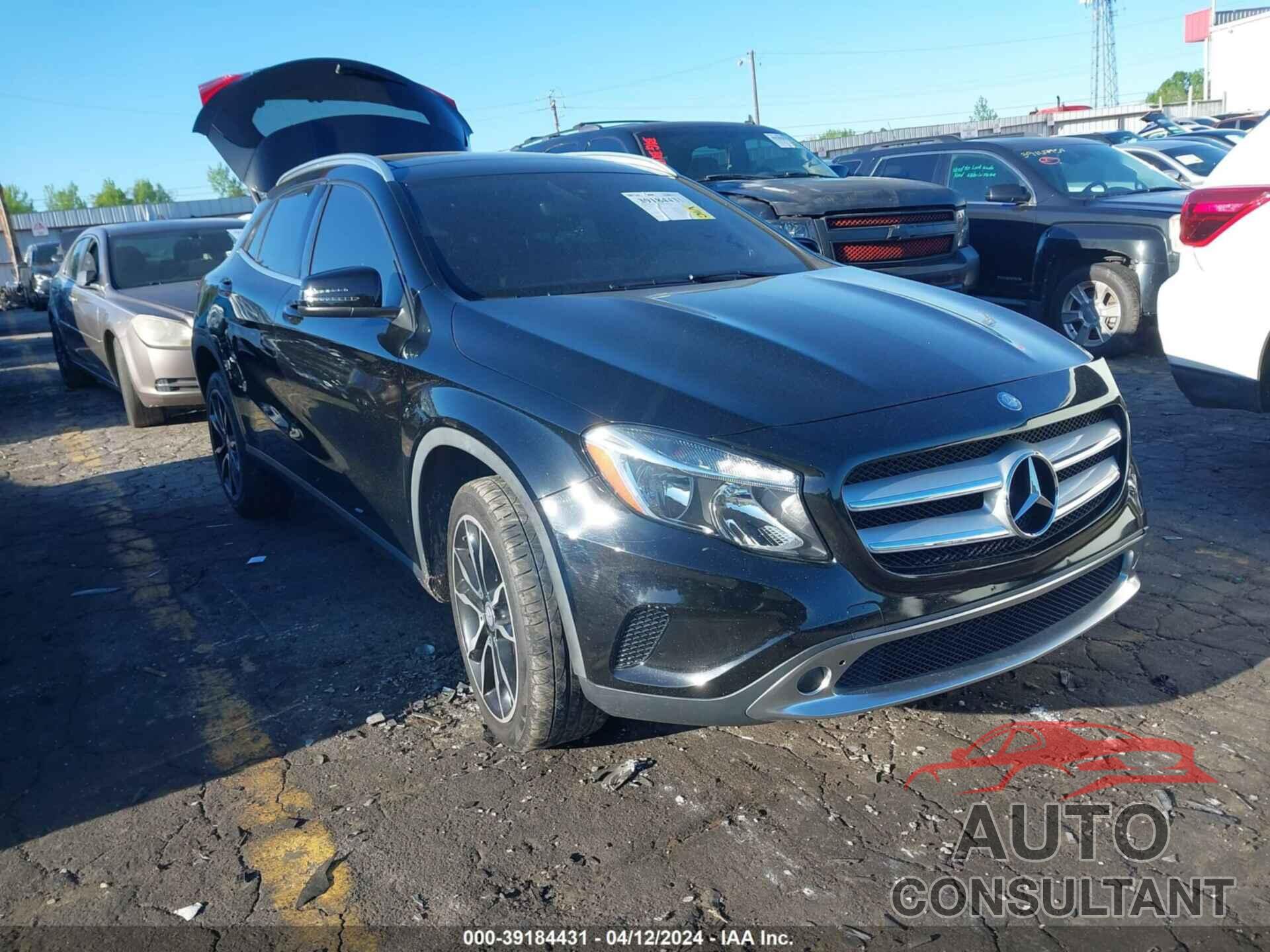 MERCEDES-BENZ GLA 250 2017 - WDCTG4GB3HJ345725