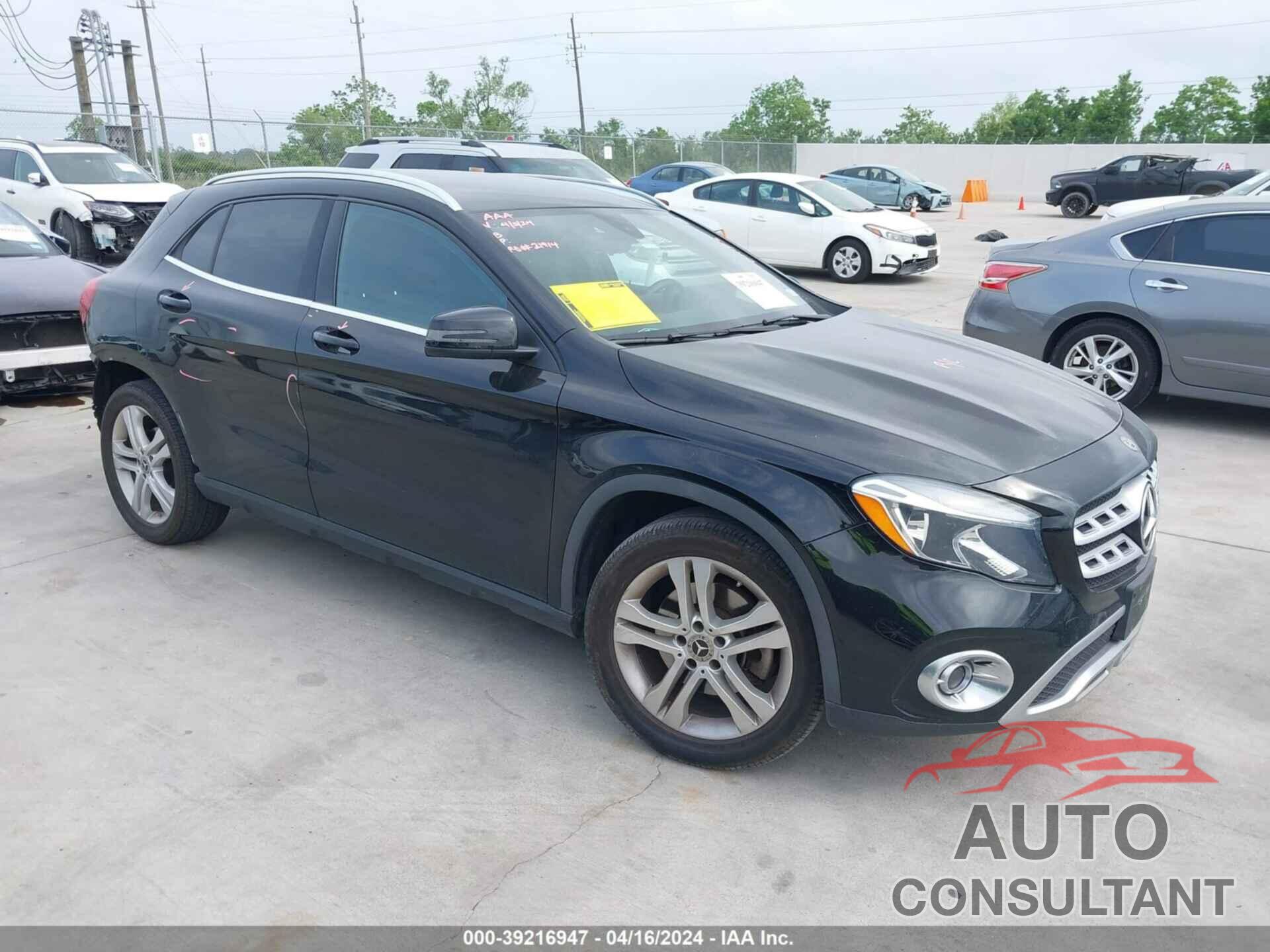 MERCEDES-BENZ GLA 250 2018 - WDCTG4EB2JJ422514