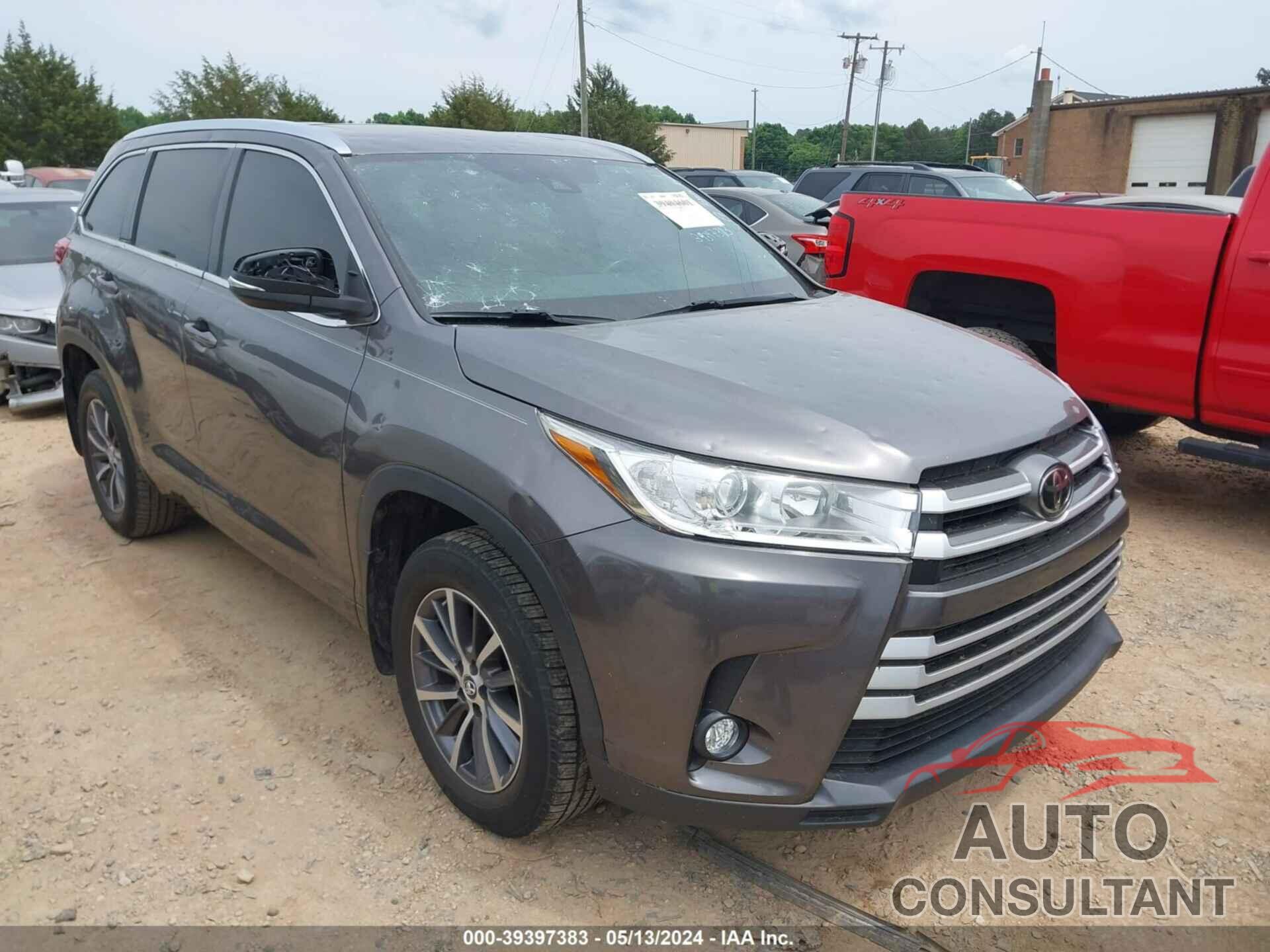 TOYOTA HIGHLANDER 2017 - 5TDJZRFHXHS443308