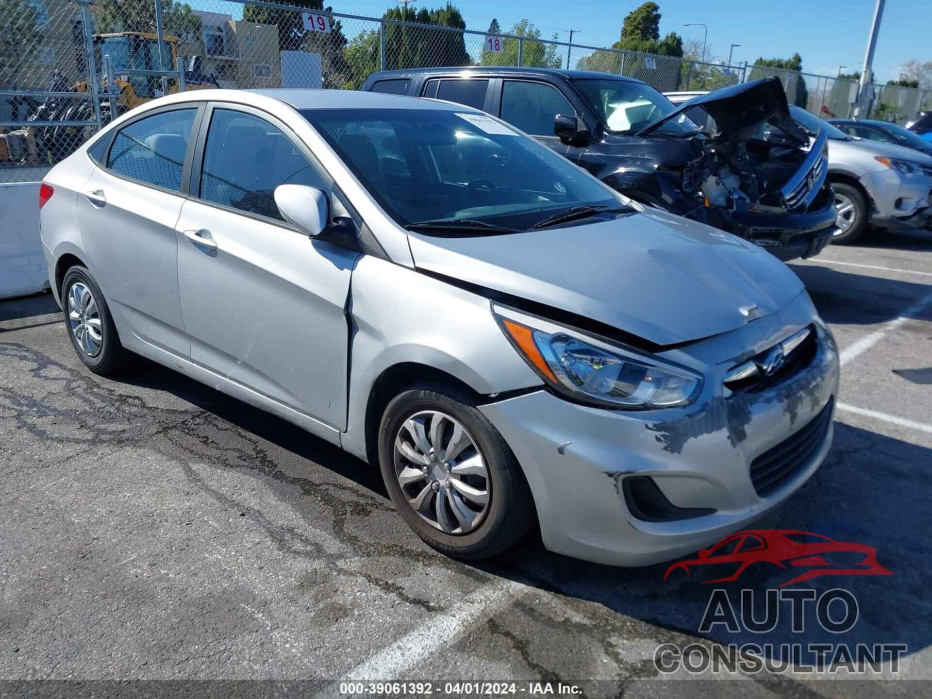 HYUNDAI ACCENT 2016 - KMHCT4AE5GU071215