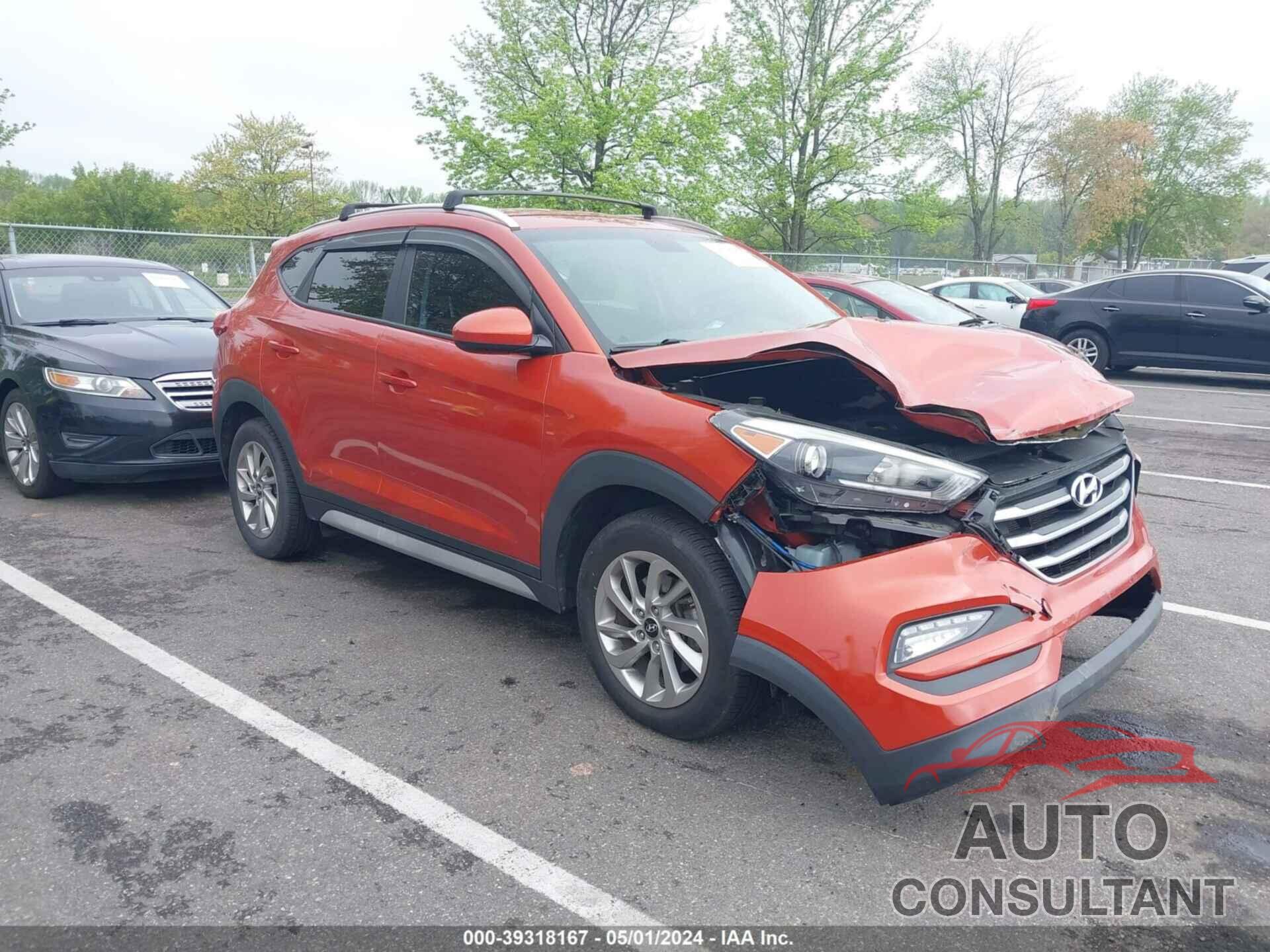 HYUNDAI TUCSON 2017 - KM8J3CA44HU550669