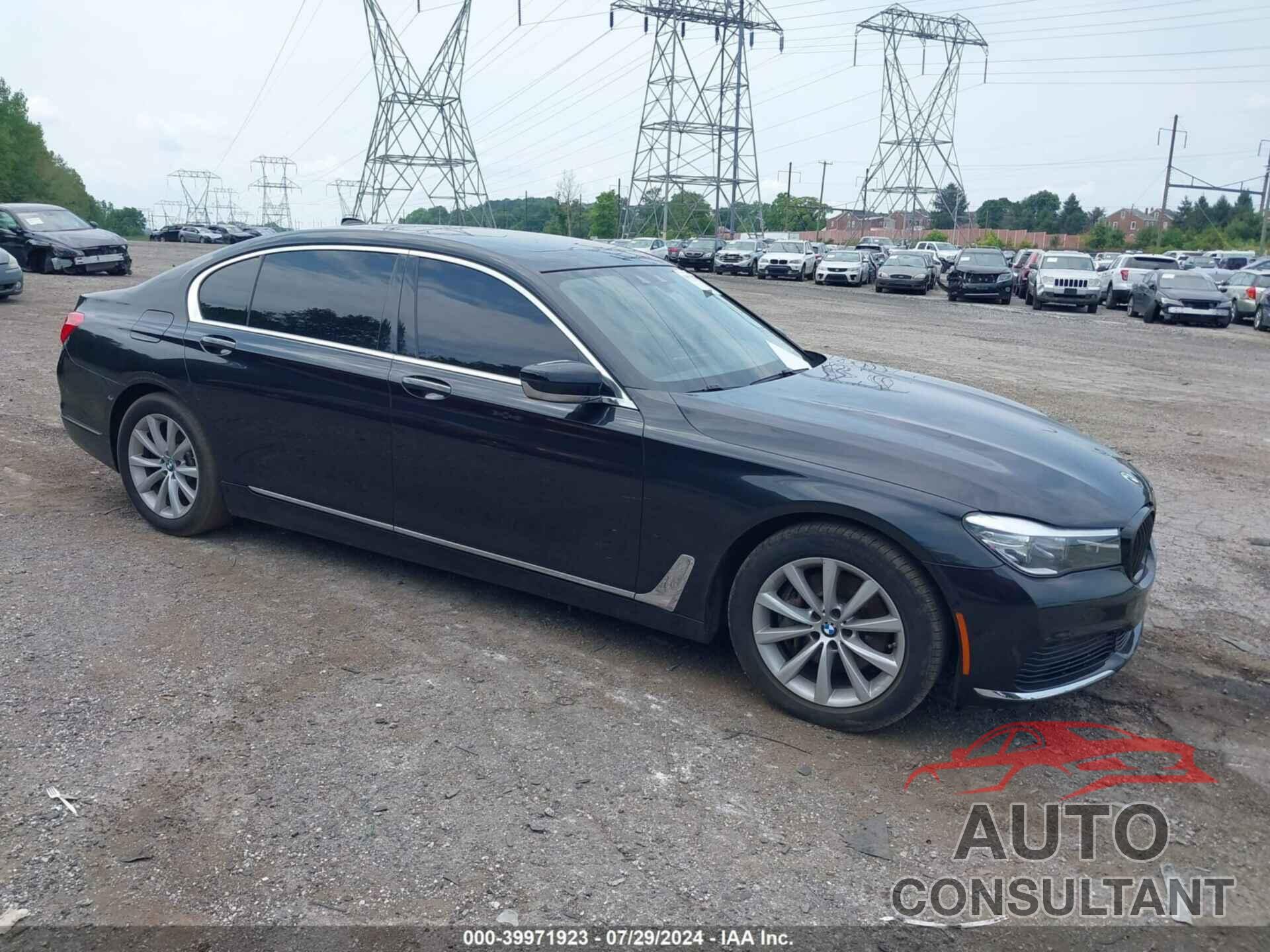 BMW 740I 2019 - WBA7E4C50KGV28370