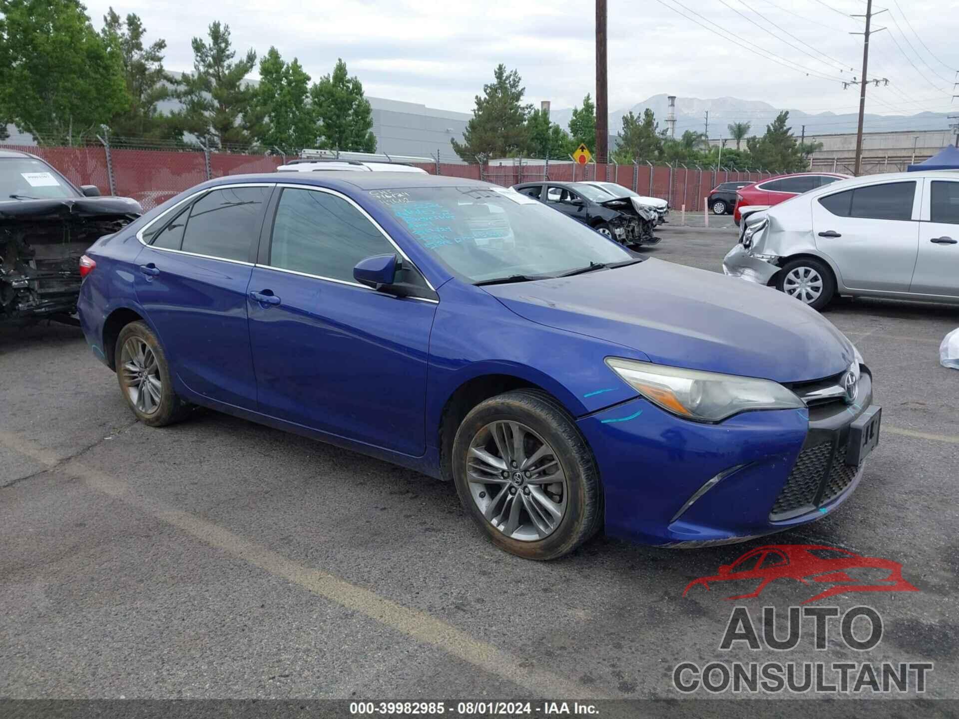 TOYOTA CAMRY 2016 - 4T1BF1FK0GU549041