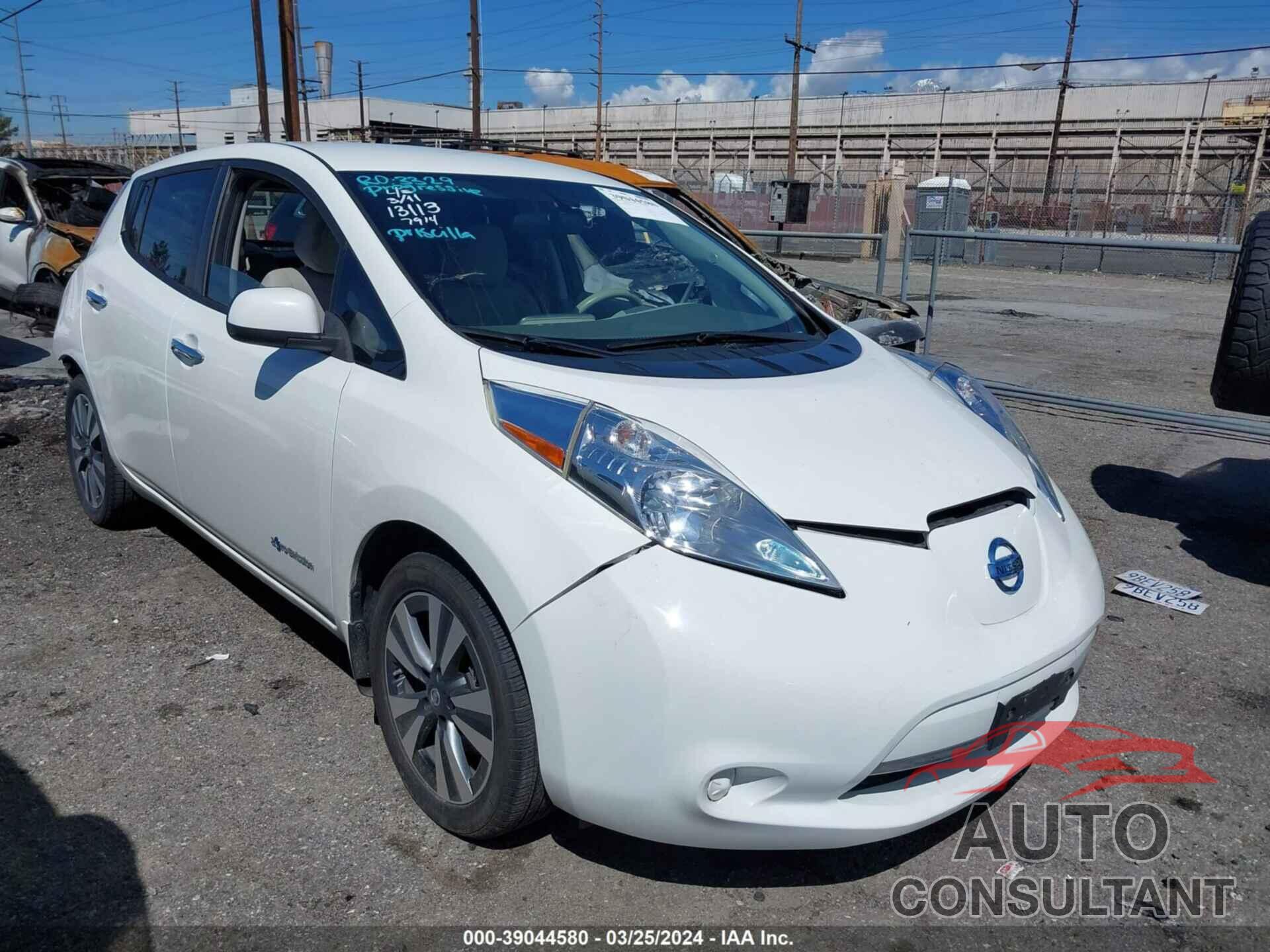 NISSAN LEAF 2017 - 1N4BZ0CP3HC307914