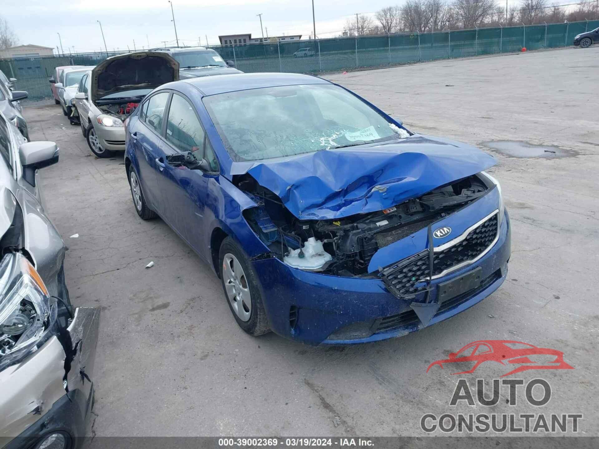 KIA FORTE 2017 - 3KPFK4A76HE124767