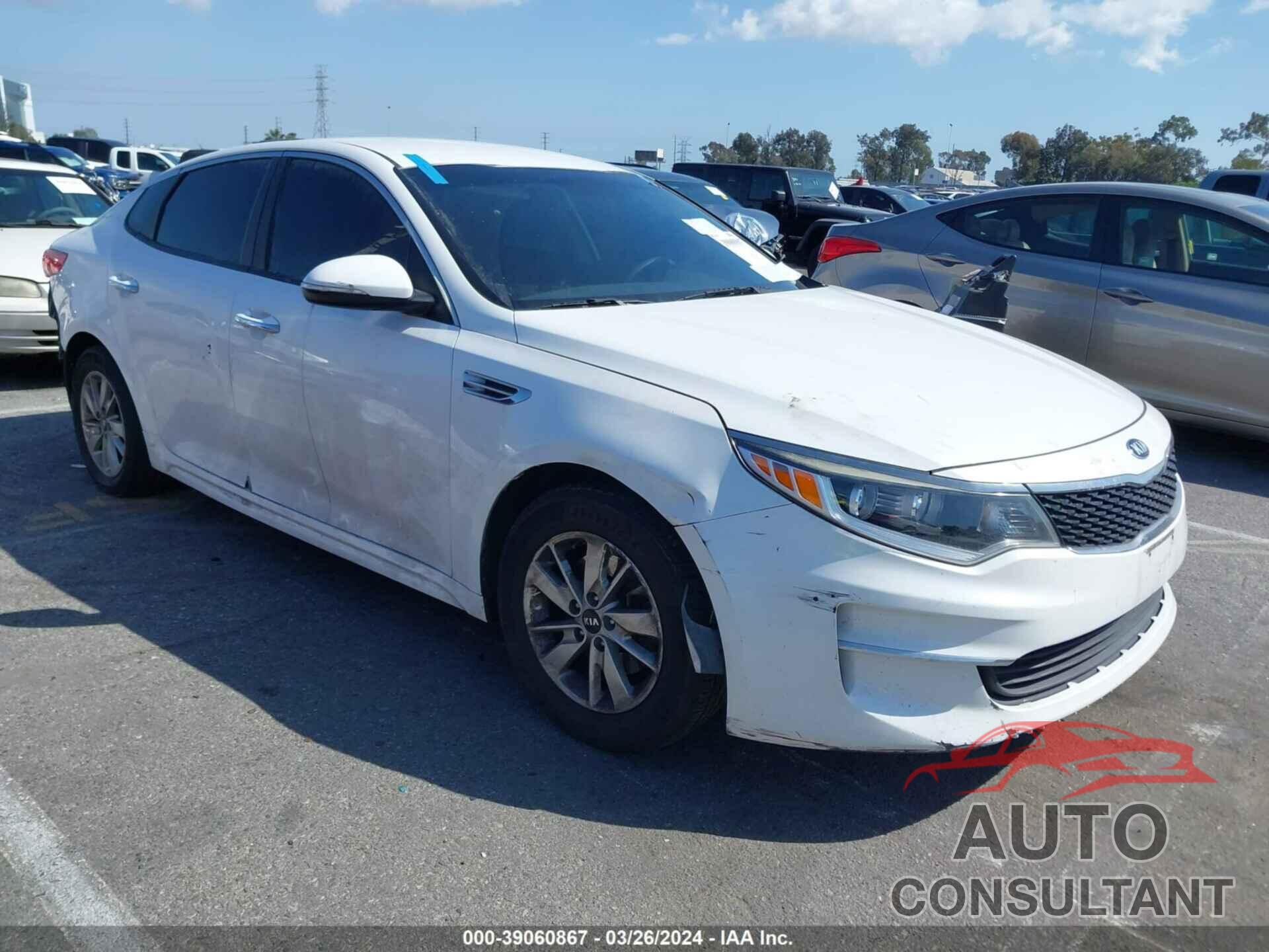 KIA OPTIMA 2018 - 5XXGT4L32JG209744