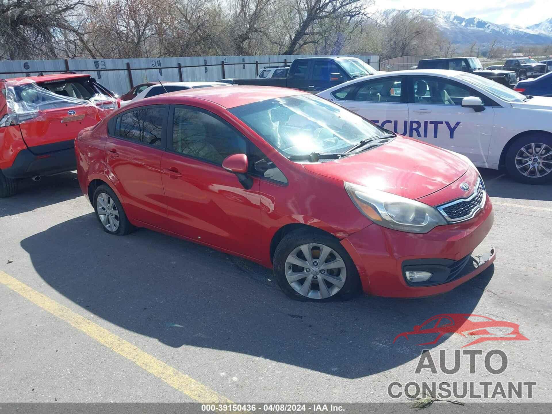 KIA RIO 2013 - KNADN4A34D6172583