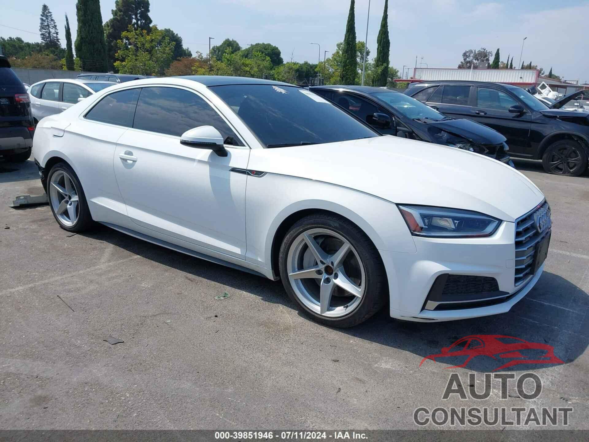 AUDI A5 2019 - WAUSNAF50KA057974