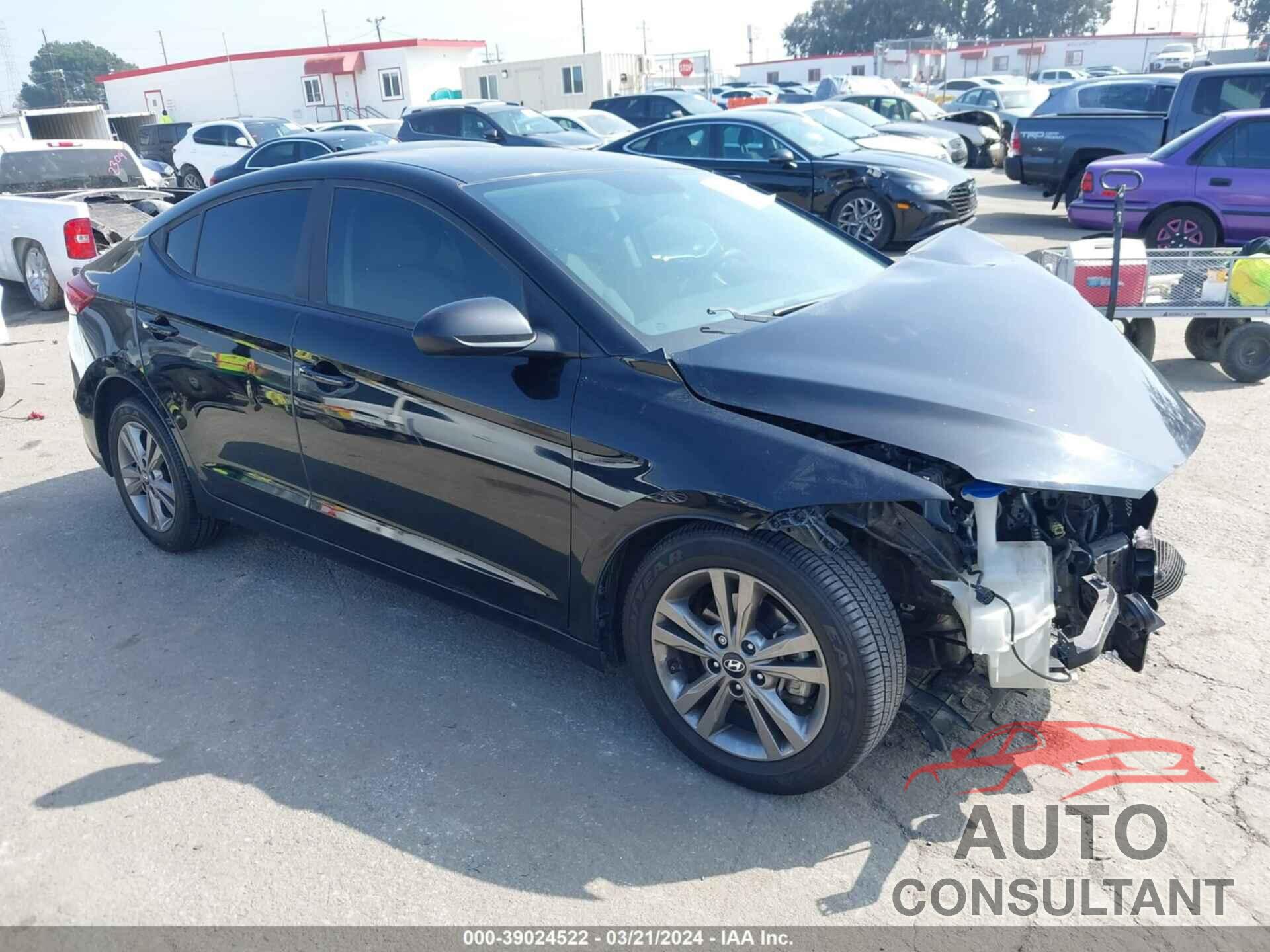 HYUNDAI ELANTRA 2017 - KMHD84LF9HU069710