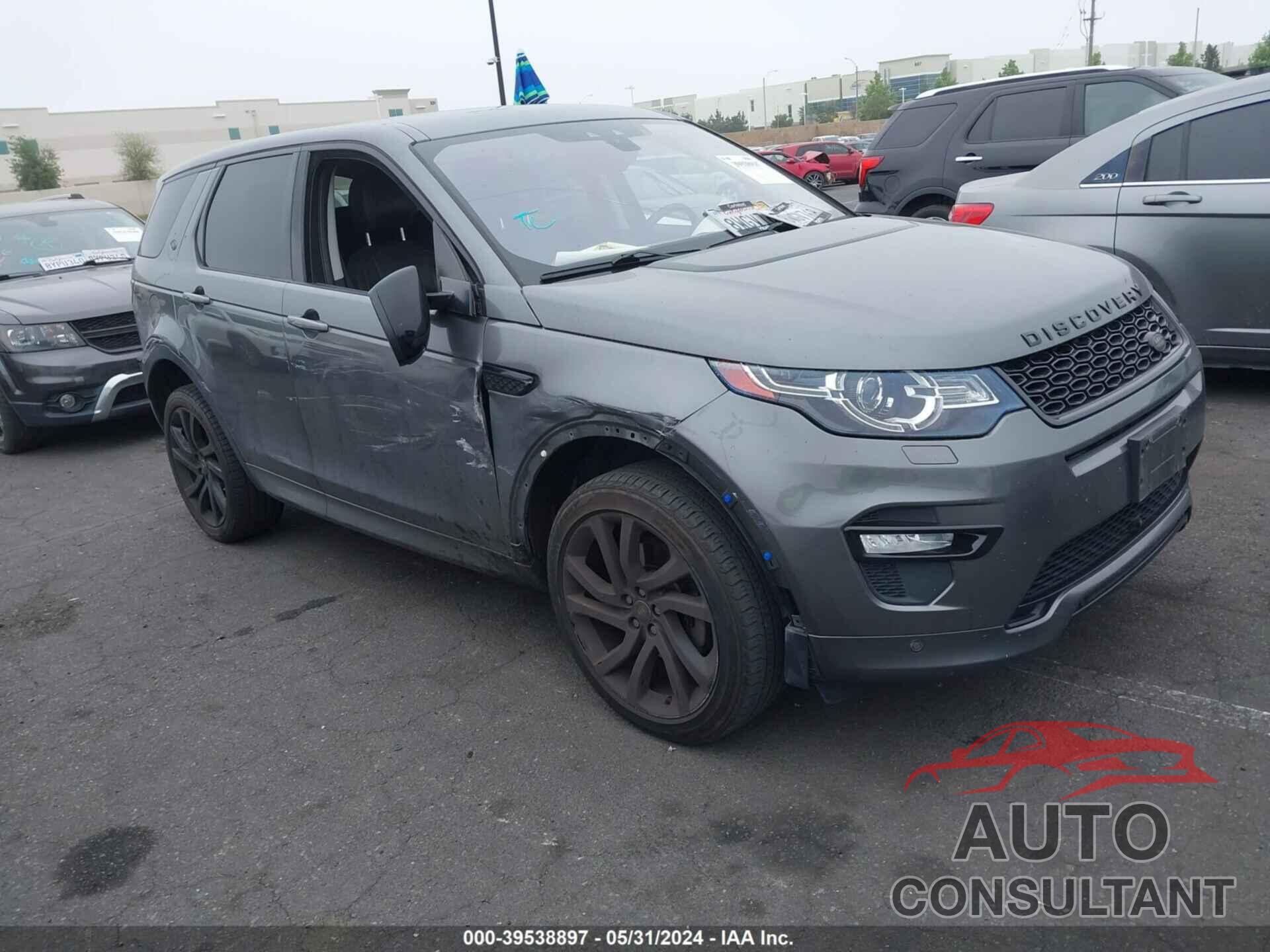 LAND ROVER DISCOVERY SPORT 2018 - SALCR2RX2JH744001