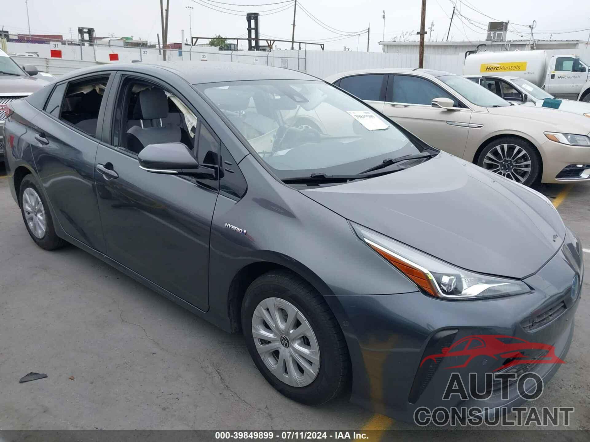 TOYOTA PRIUS 2020 - JTDKARFU3L3125338